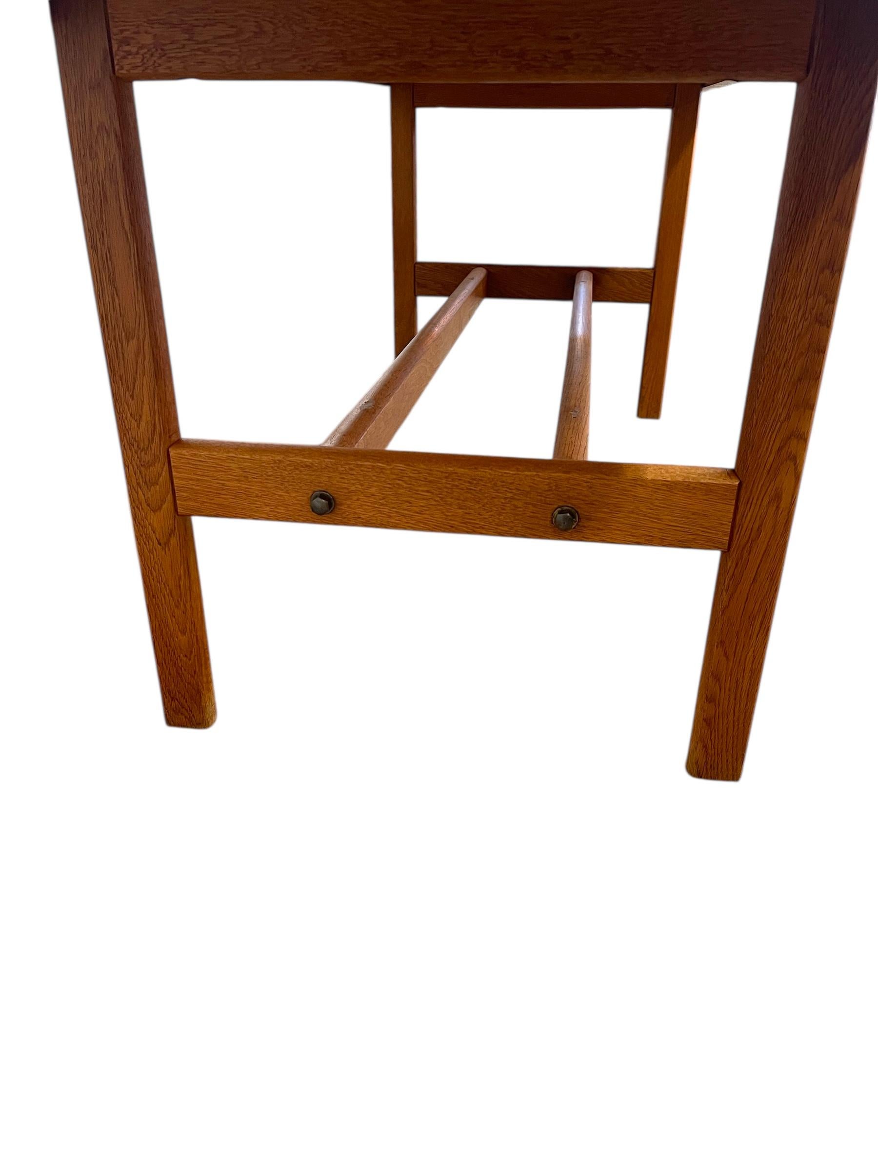 Vintage Danish Mid Century White Oak Coffee Table Attributed to Berge Mogensen. For Sale 2