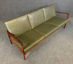 Vintage Danish MidCentury Modern +Candidate" Sofa by Kofod Larsen for Ope Mobler