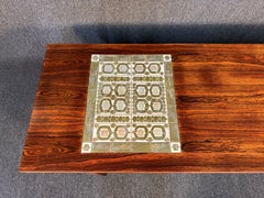 Vintage Danish MidCentury Modern Rosewood Coffee Table & Tiles by Severin Hansen