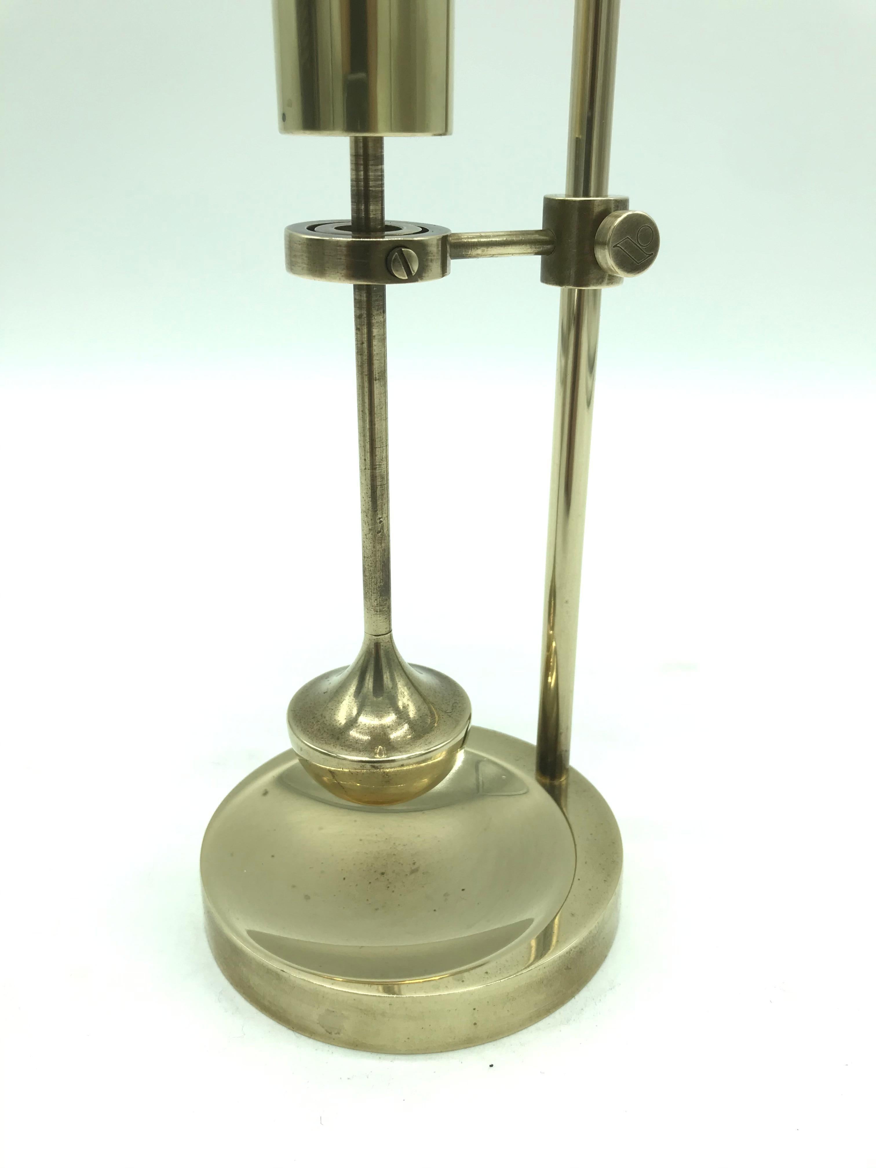 mid century oil lamp