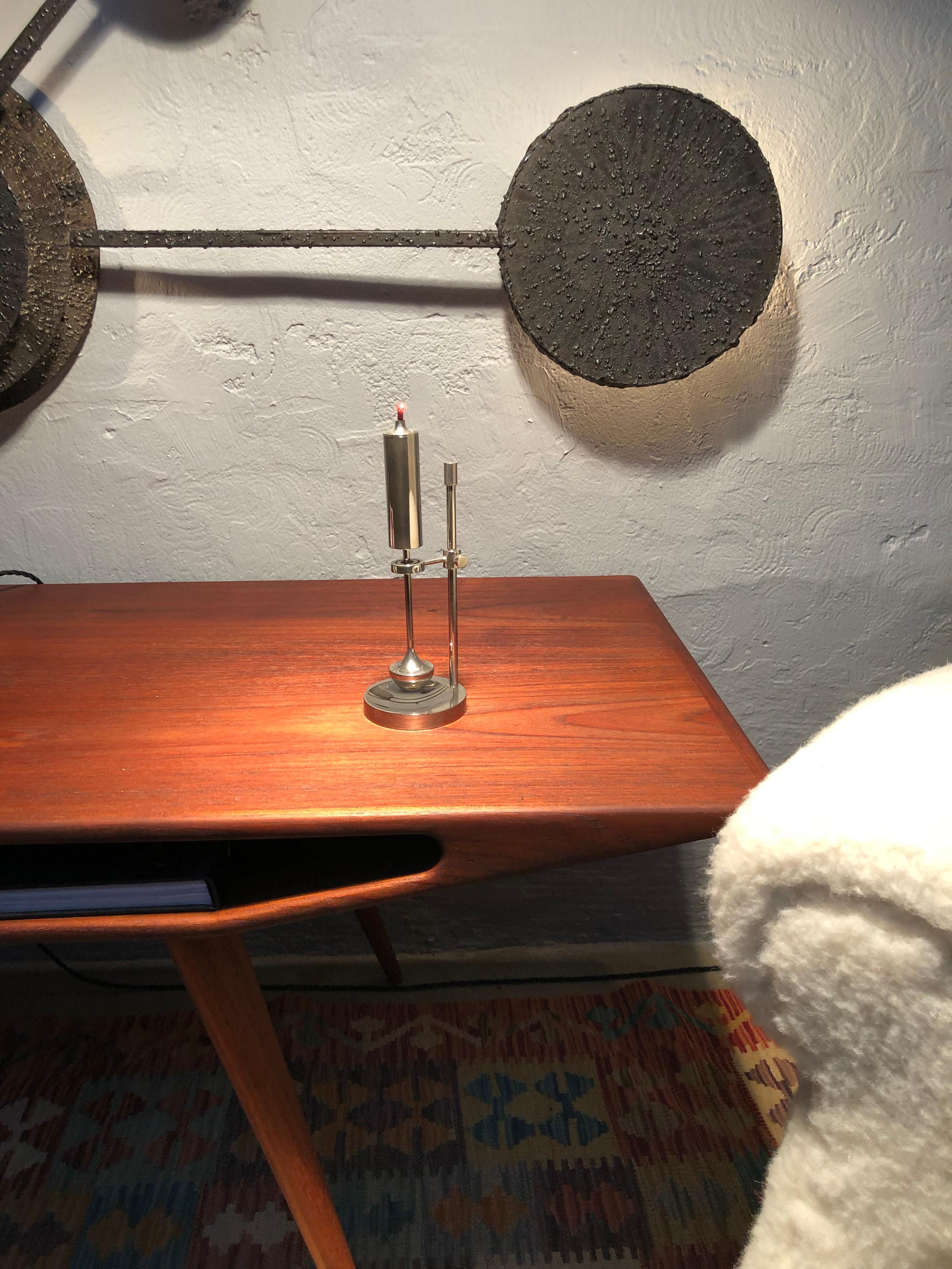 Vintage Danish Midcentury Oil Lamp by Ilse Ammonsen for Daproma Design