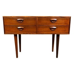 Vintage Danish Midcentury Rosewood Console by Kai Kristiansen for FM Mobler