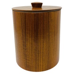 Retro Danish Midcentury Teak Ice Bucket, 1960s