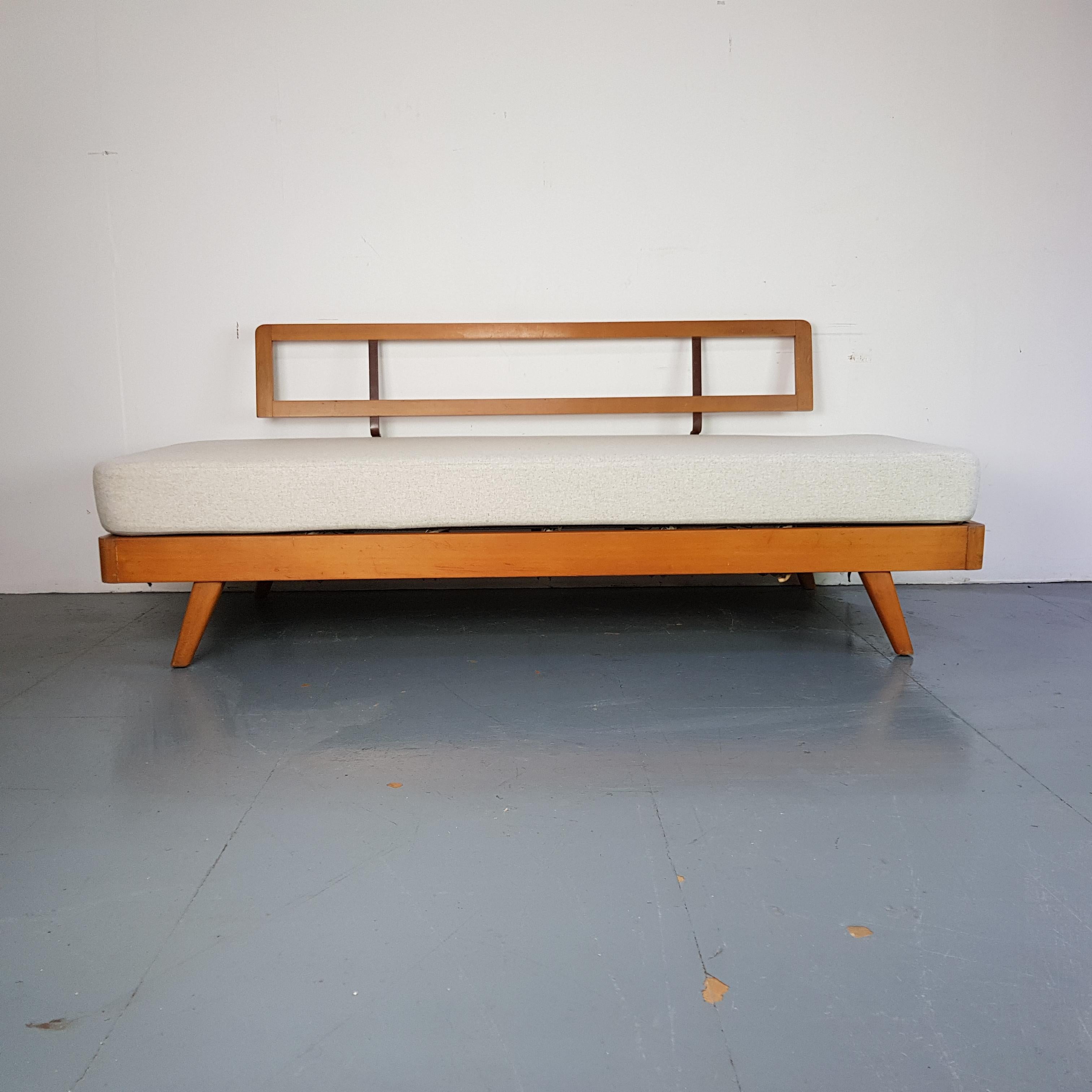 20th Century Vintage Danish Midcentury Three-Seat Daybed For Sale