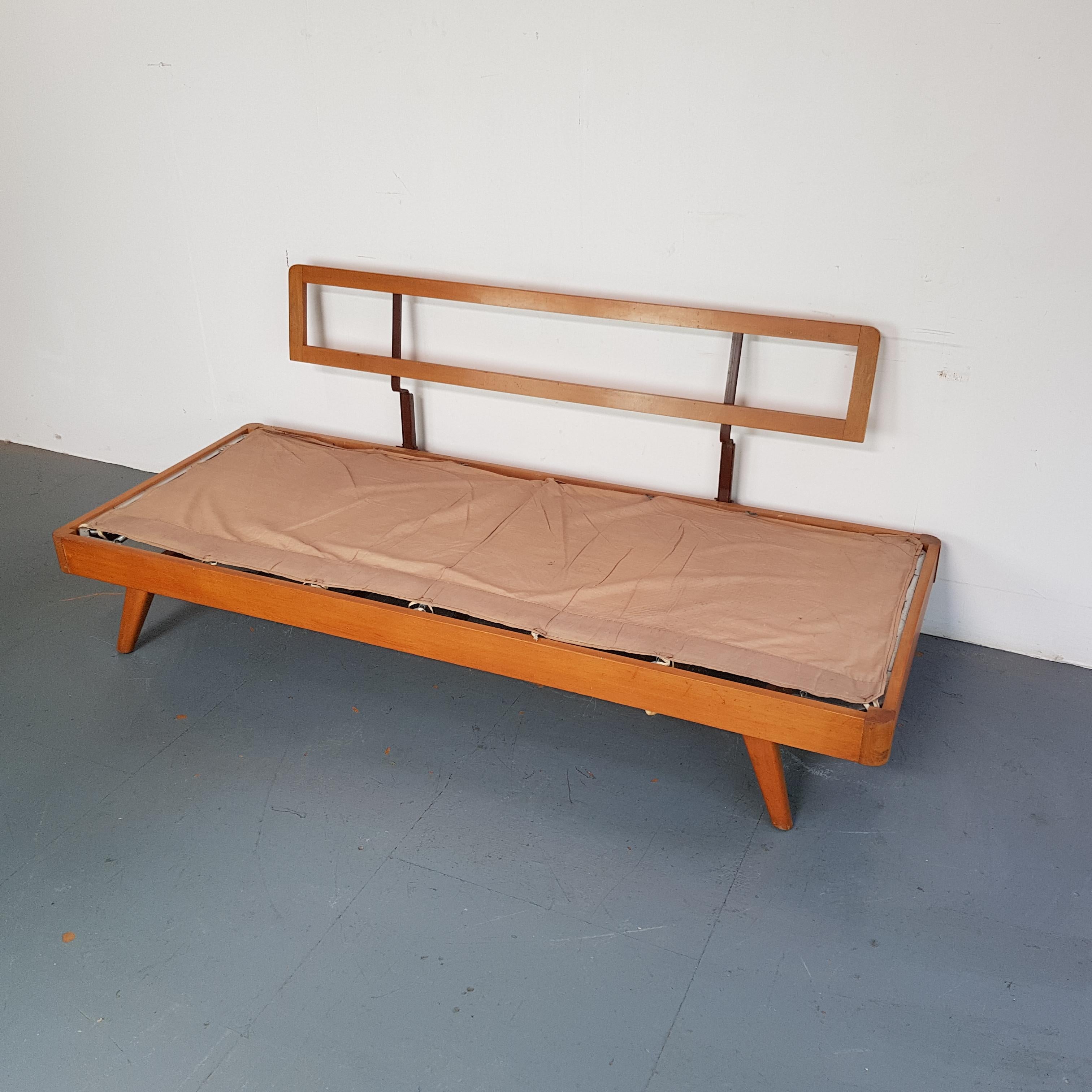 Vintage Danish Midcentury Three-Seat Daybed For Sale 2