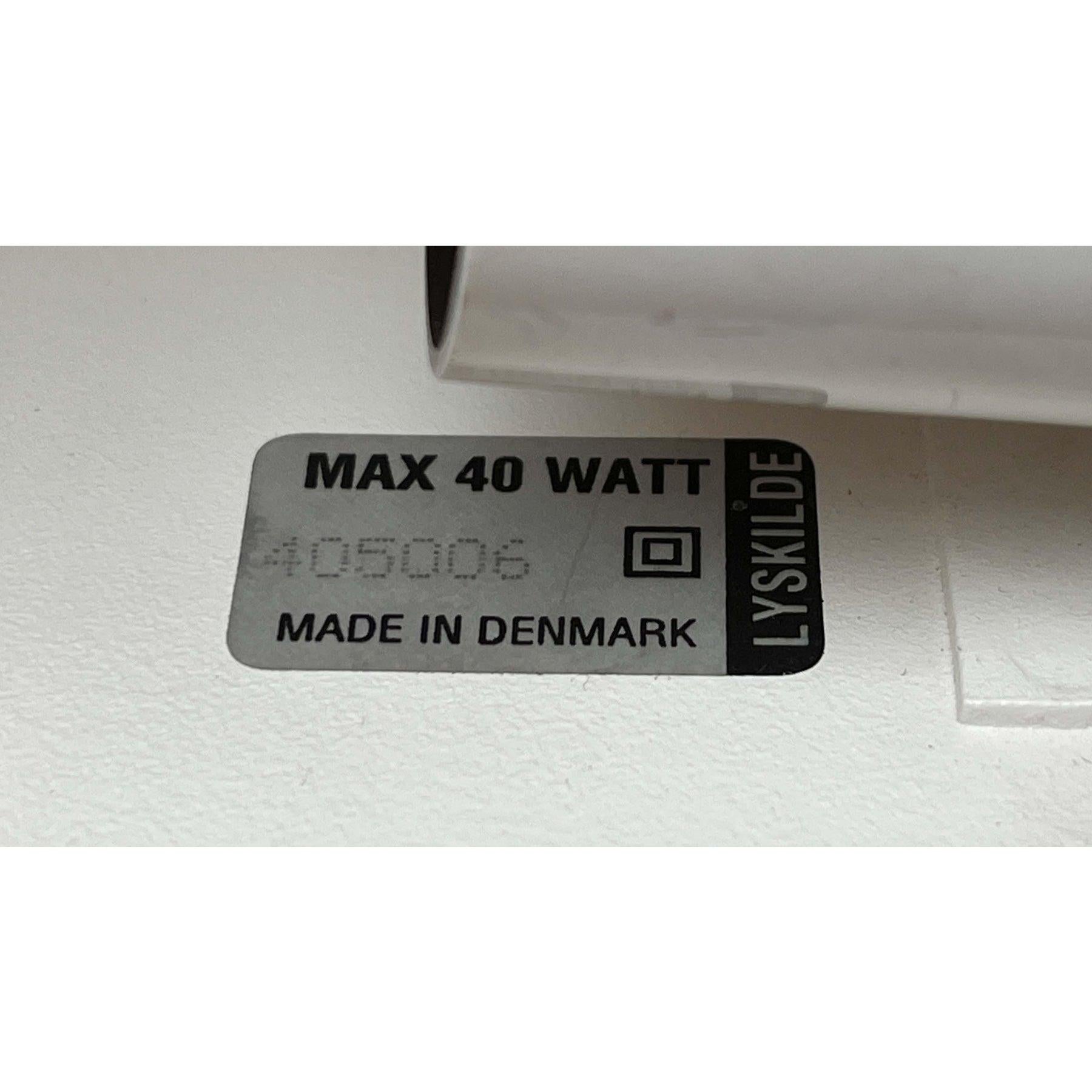 Vintage Danish Minimalist Wall Lamp from Lyskilde For Sale 7