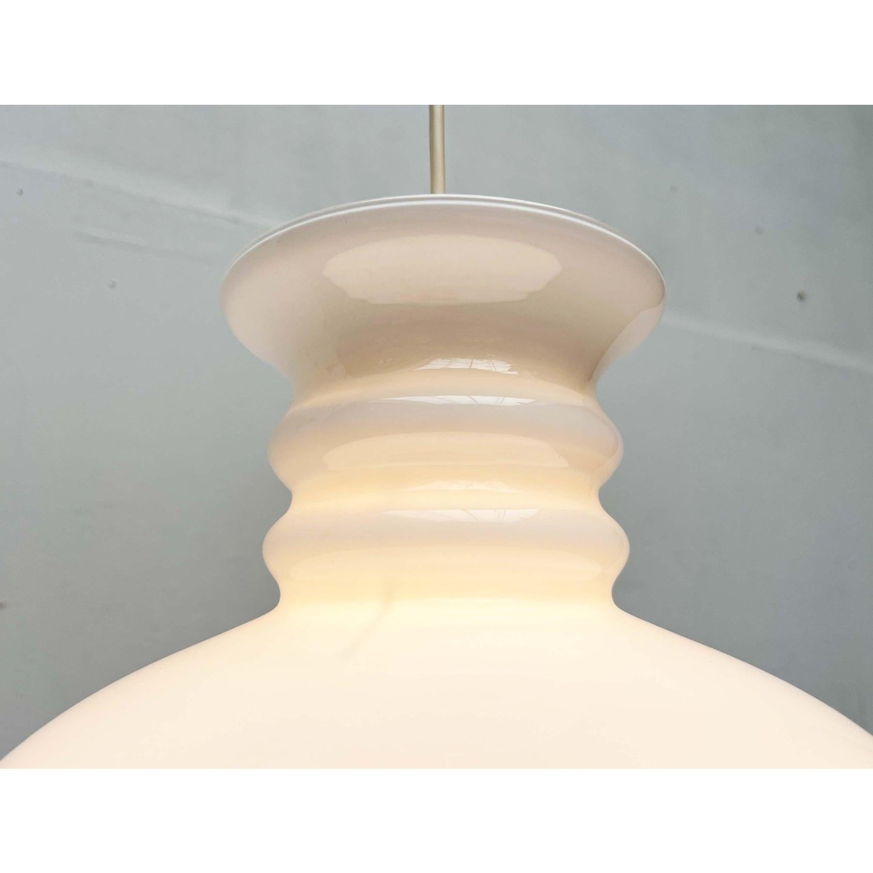 Lampe suspendue vintage danoise Model No No par Sidse Werner pour Holmegaard 1980 en vente 5