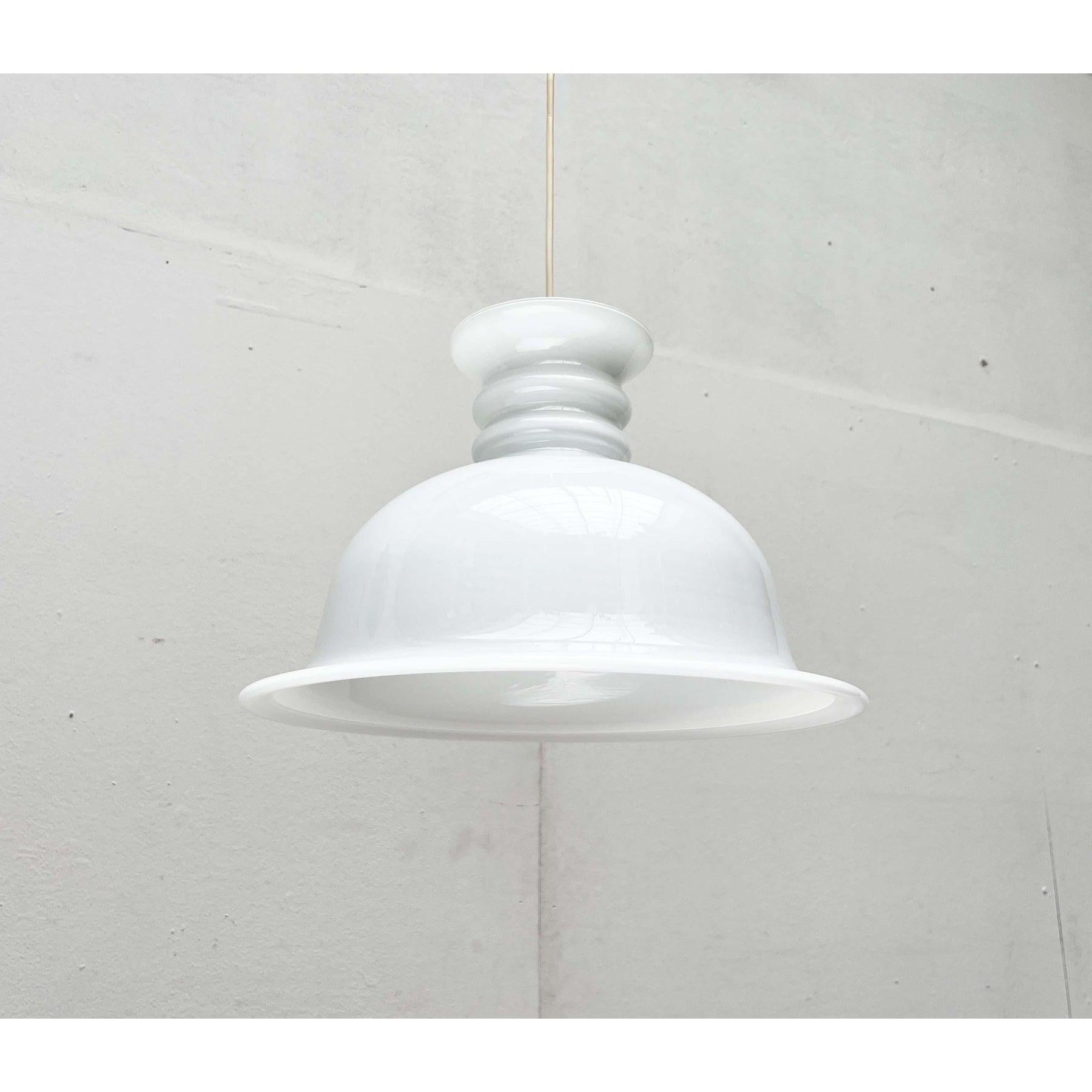 Lampe suspendue vintage danoise Model No No par Sidse Werner pour Holmegaard 1980 en vente 6