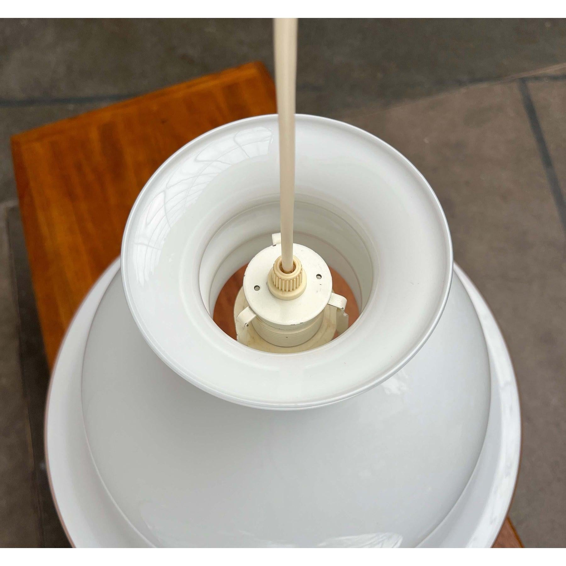 Lampe suspendue vintage danoise Model No No par Sidse Werner pour Holmegaard 1980 en vente 12