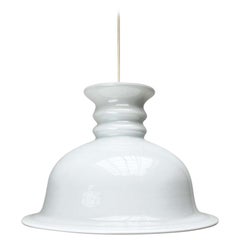 Lampe suspendue vintage danoise Model No No par Sidse Werner pour Holmegaard 1980
