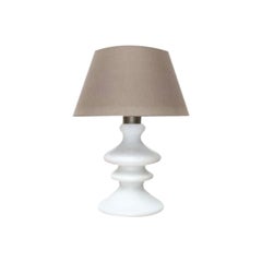 Vintage Danish Model Mary Opaline Glass Table Lamp by Per Lütken, 1970s