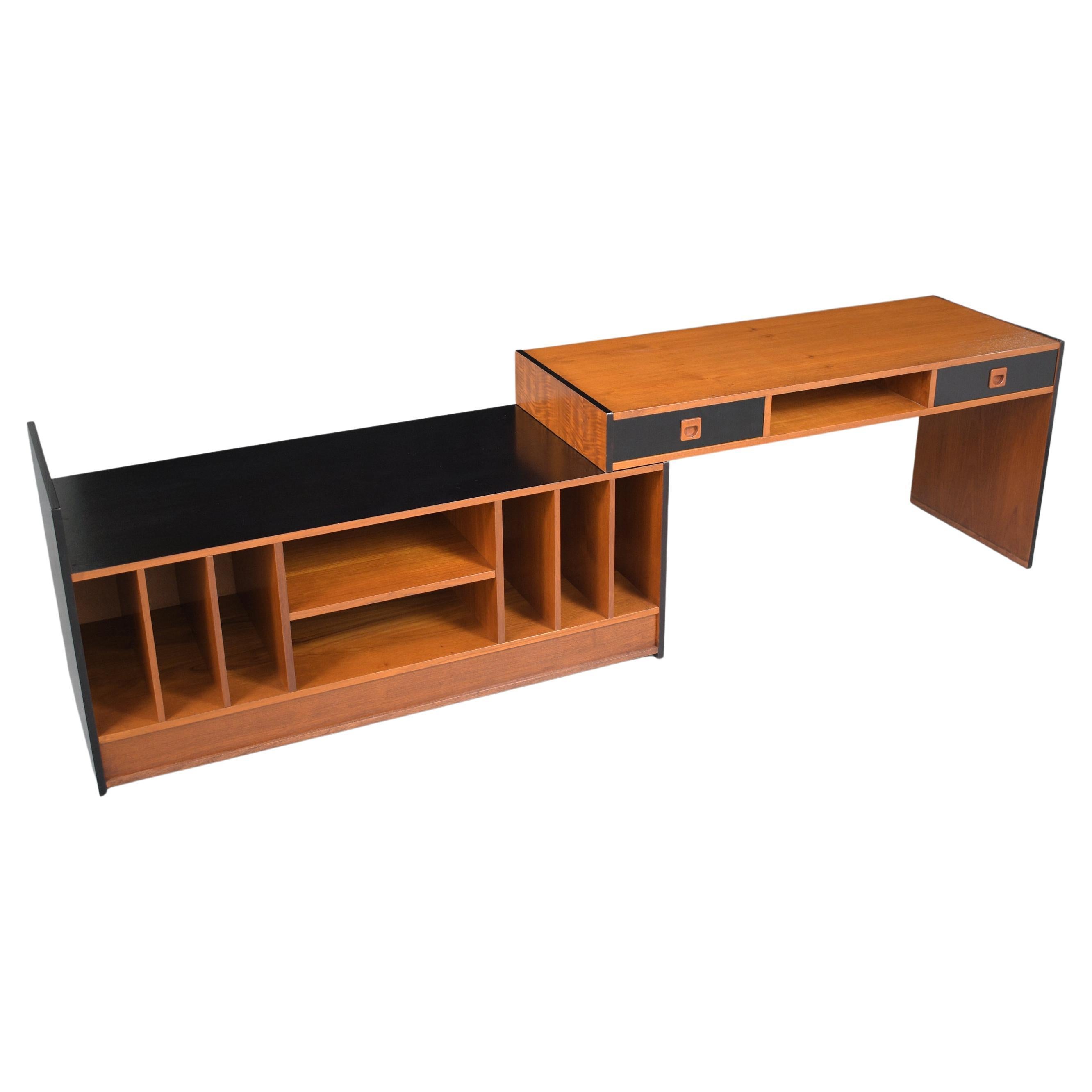 Discover the versatility and style of our Vintage Mid-Century Modern Adjustable Desk, a piece that seamlessly combines function with mid-century design. This unique desk, expertly restored by our skilled craftsmen, is a dual-purpose marvel, serving