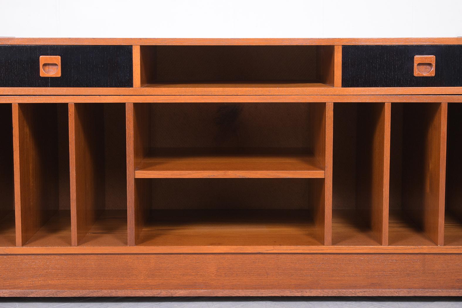 Late 20th Century Vintage Mid-Century Modern Teak Adjustable Desk with Walnut Finish