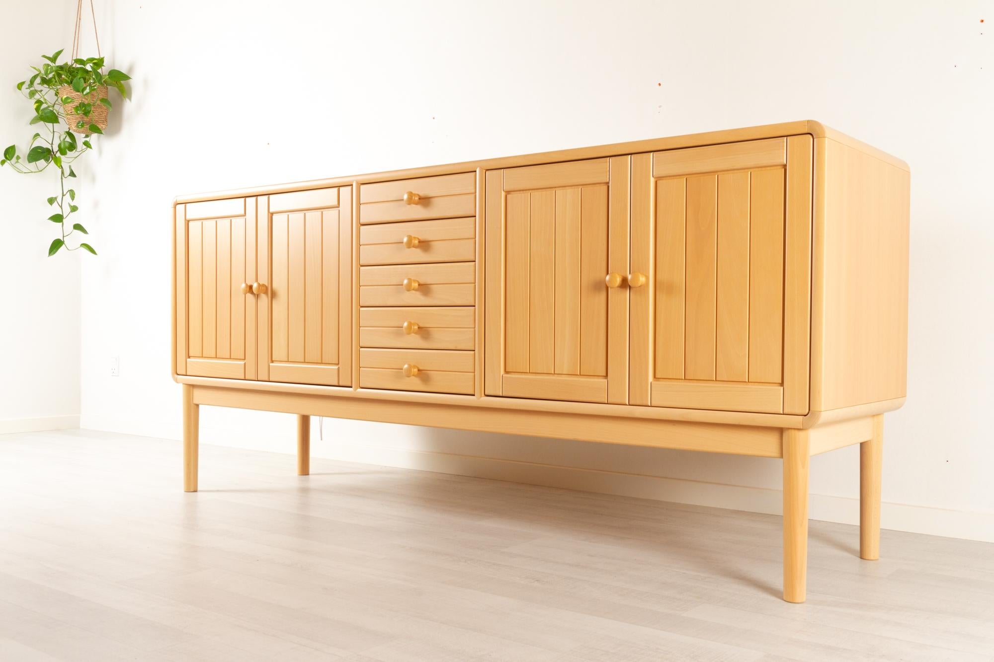 Scandinavian Modern Vintage Danish Modern Beech Sideboard by Falsig Møbelfabrik, 1990s