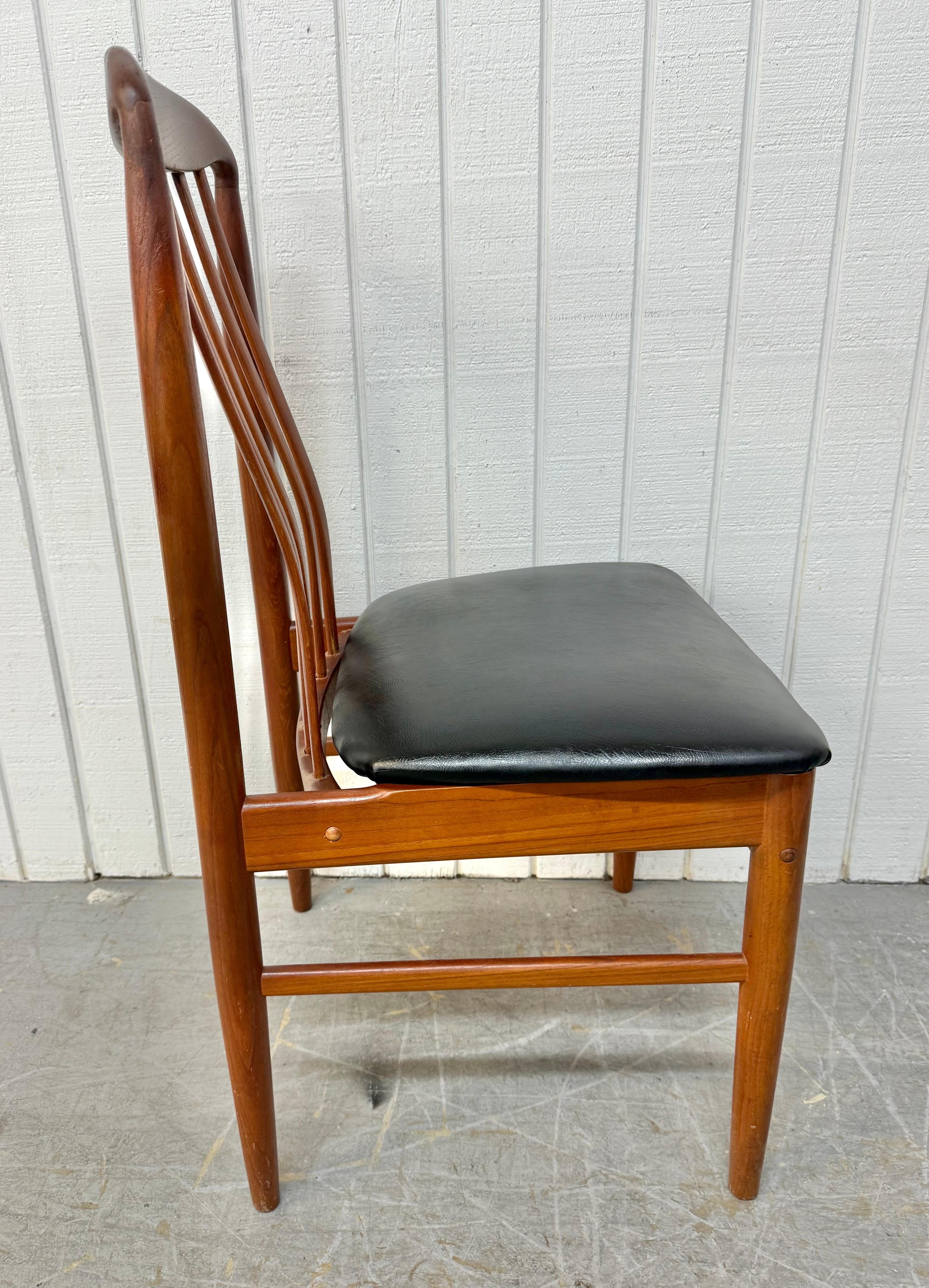 Vintage Danish Modern Benny A Linden Dining Chairs - Set of 10 en vente 1