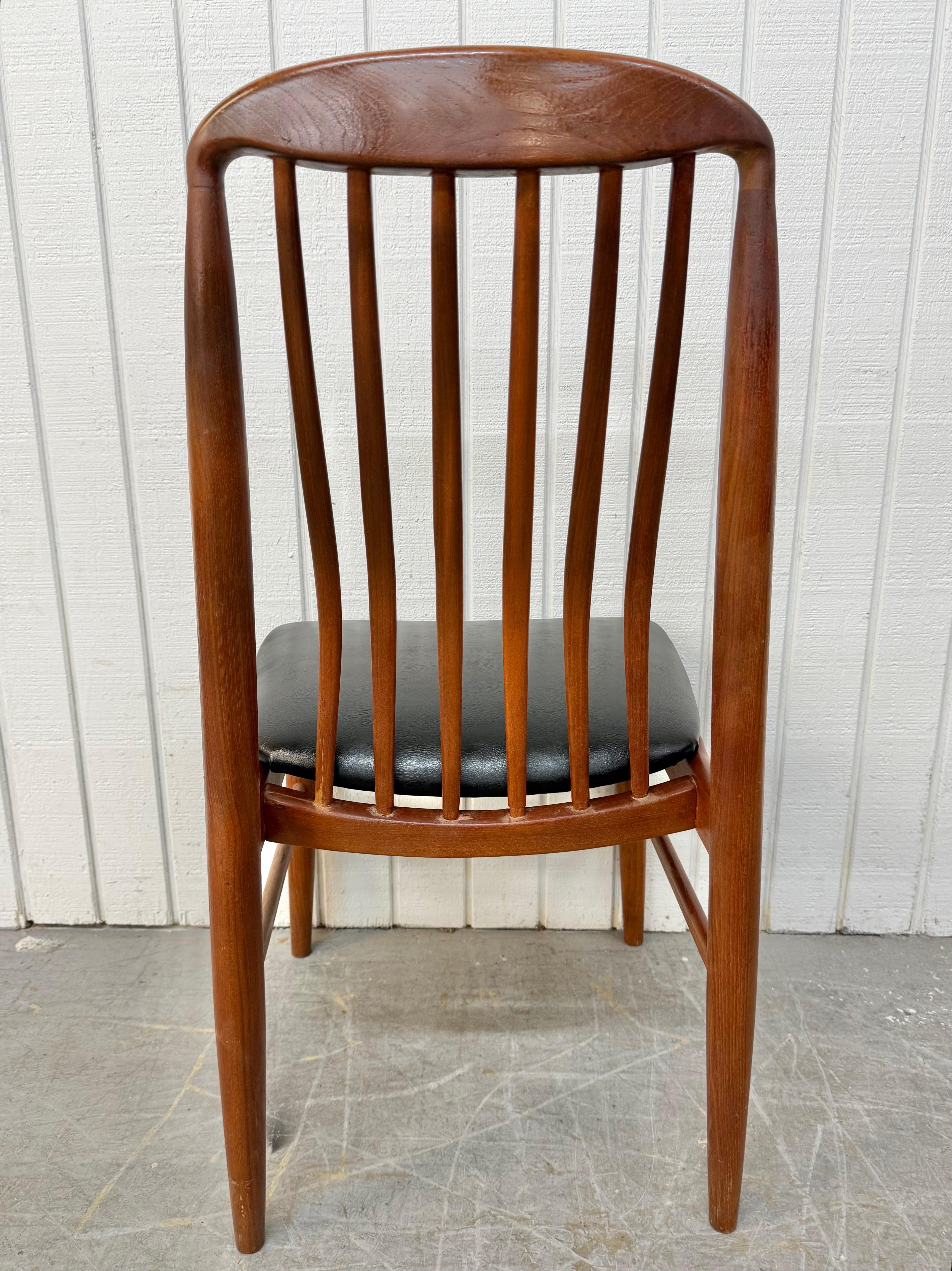 Vintage Danish Modern Benny A Linden Dining Chairs - Set of 10 en vente 2