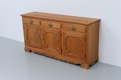 Vintage Danish Modern Brutalist Oak Sideboard, 1960s
