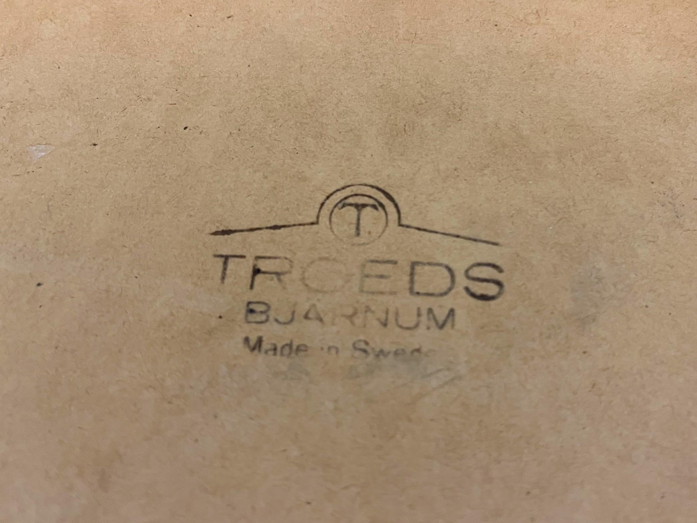 Chaise de salle à manger vintage danoise moderne avec assise en vinyle noir, Mid Century Design en vente 3