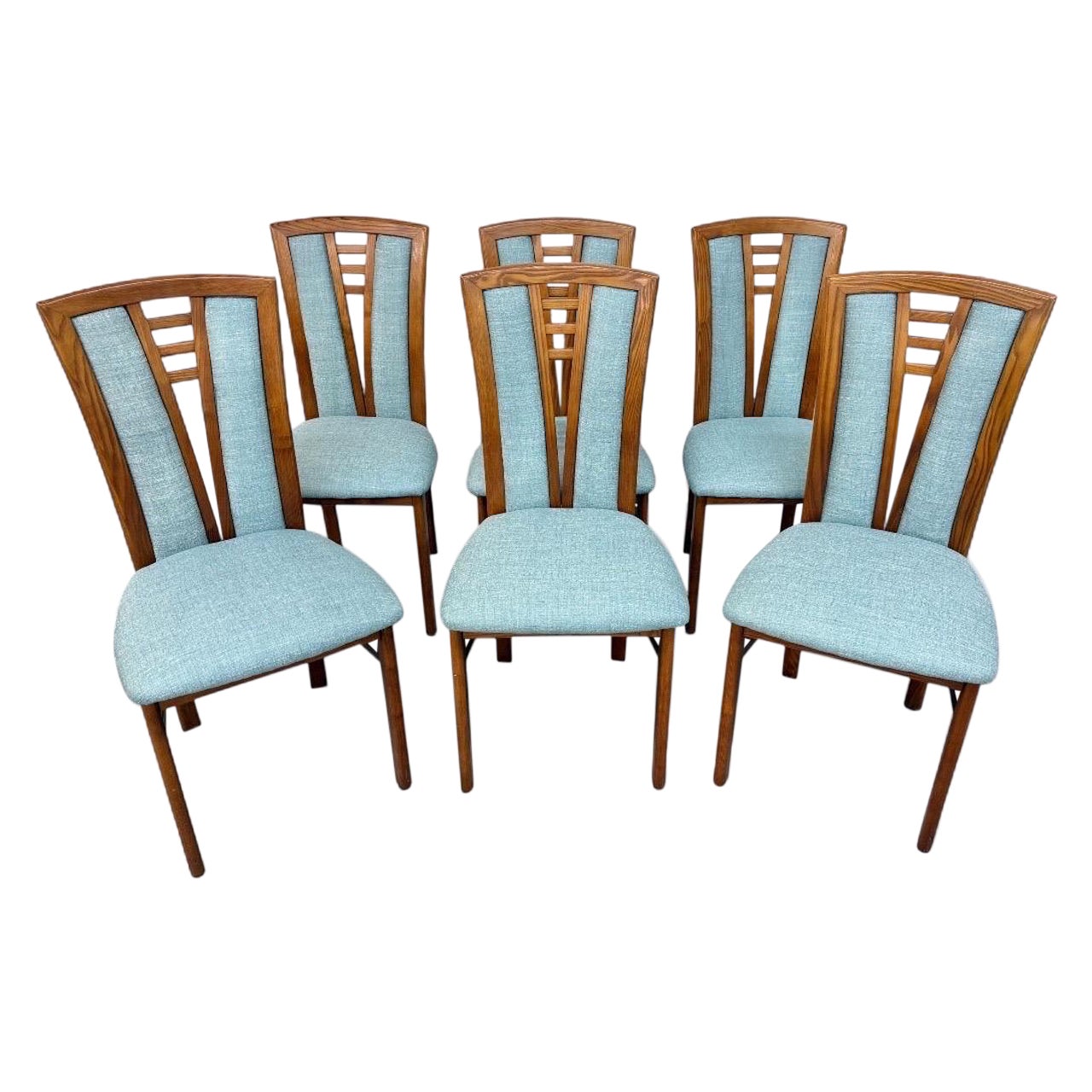 Sedie da pranzo moderne danesi vintage - Set di 6 in vendita