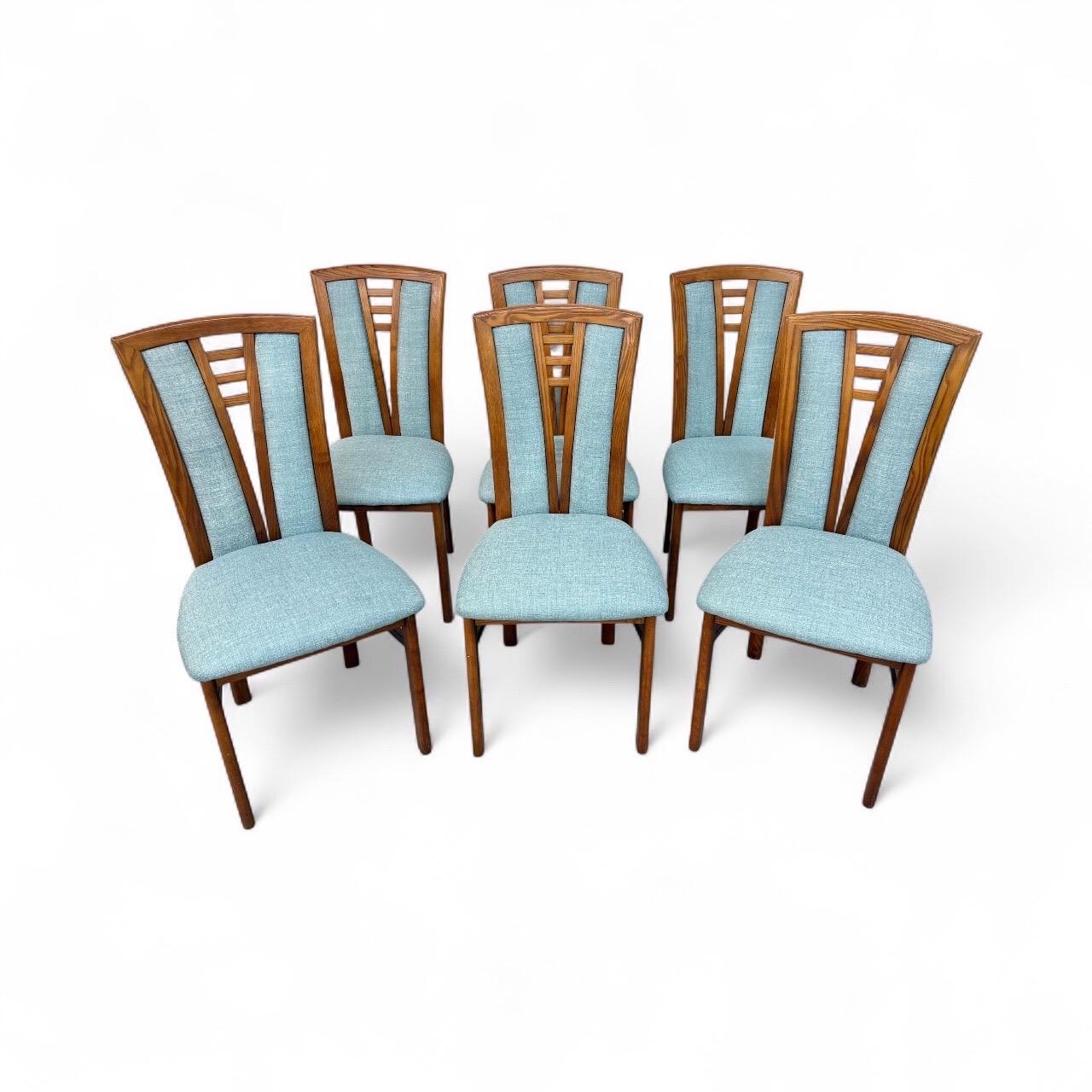 Vintage Danish Modern Dining Chairs - Set of 6