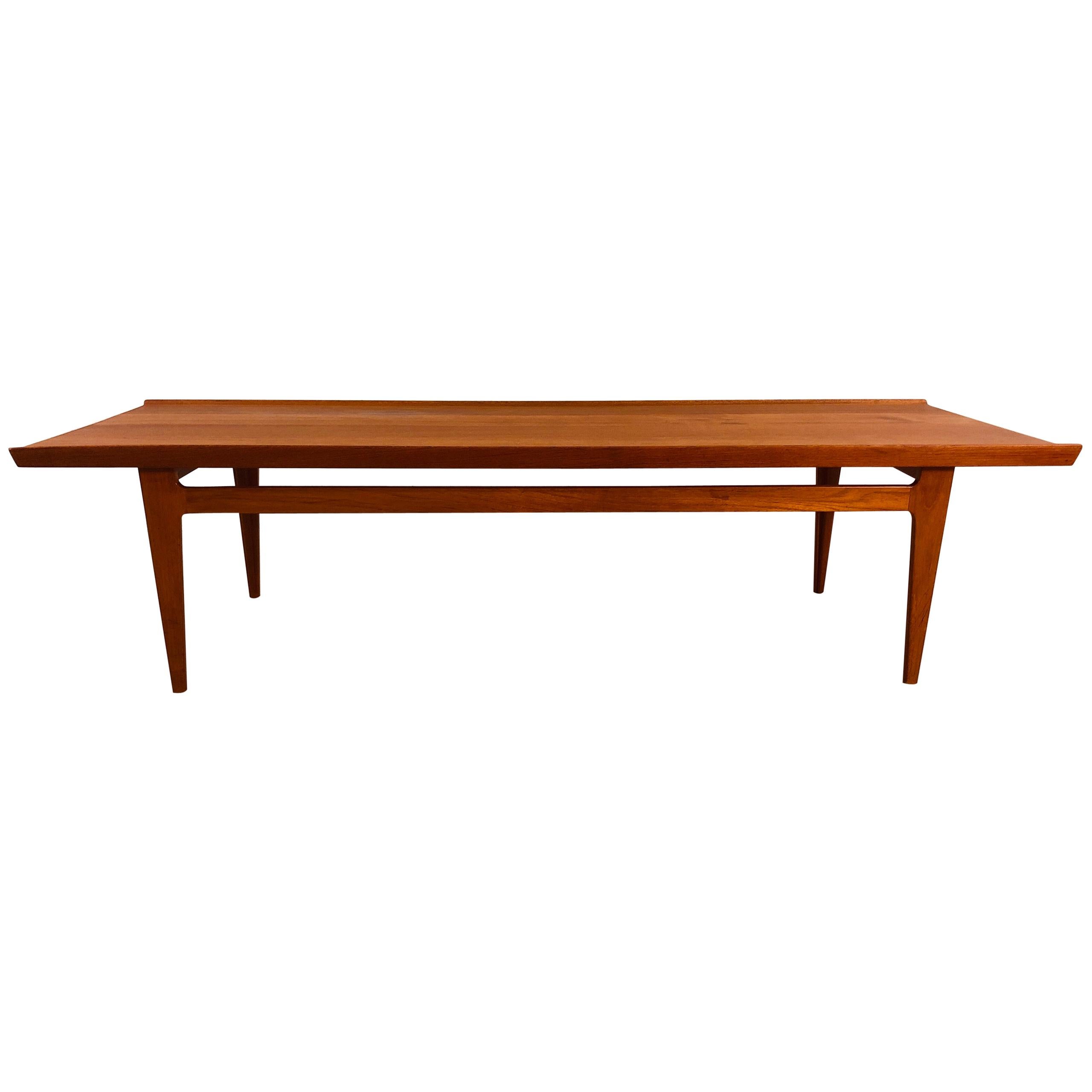 Vintage Danish Modern Finn Juhl for France & Sons Teak 532 Coffee Table For Sale