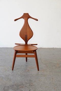 Vintage Danish Modern Hans Wegner Model Jh-514 Style Valet Chair