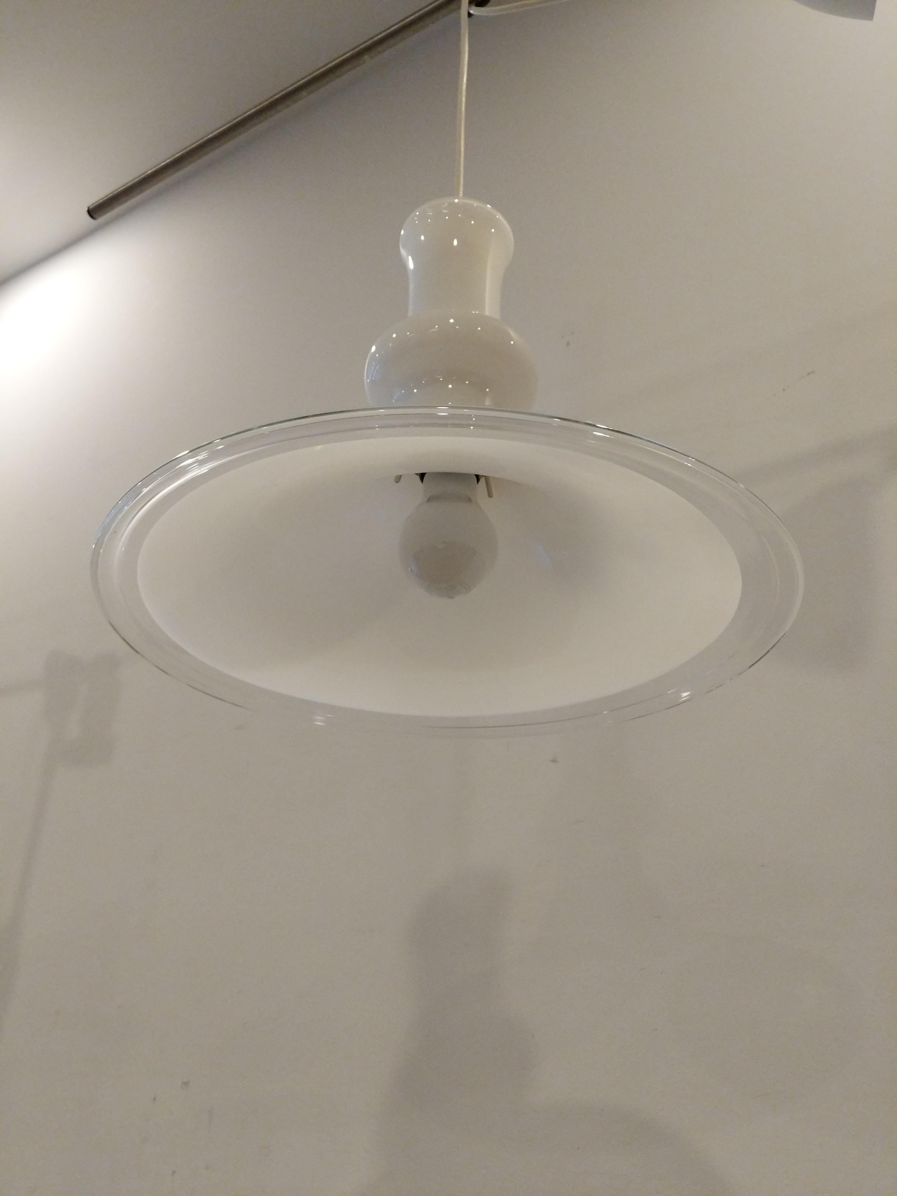 Mid-Century Modern Vintage Danish Modern Holmegaard Lamp