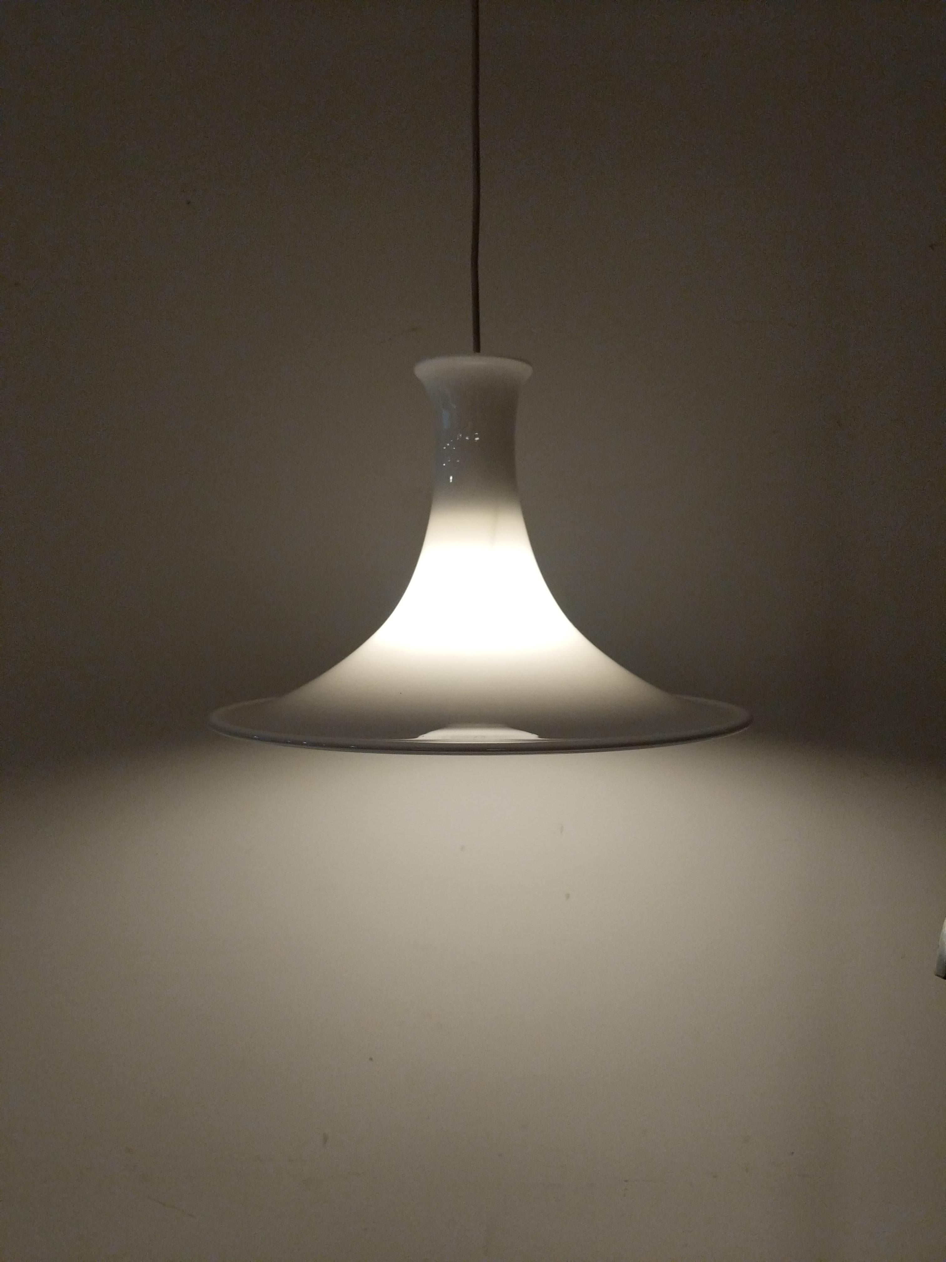 Mid-Century Modern Vintage Danish Modern Holmegaard Lamp