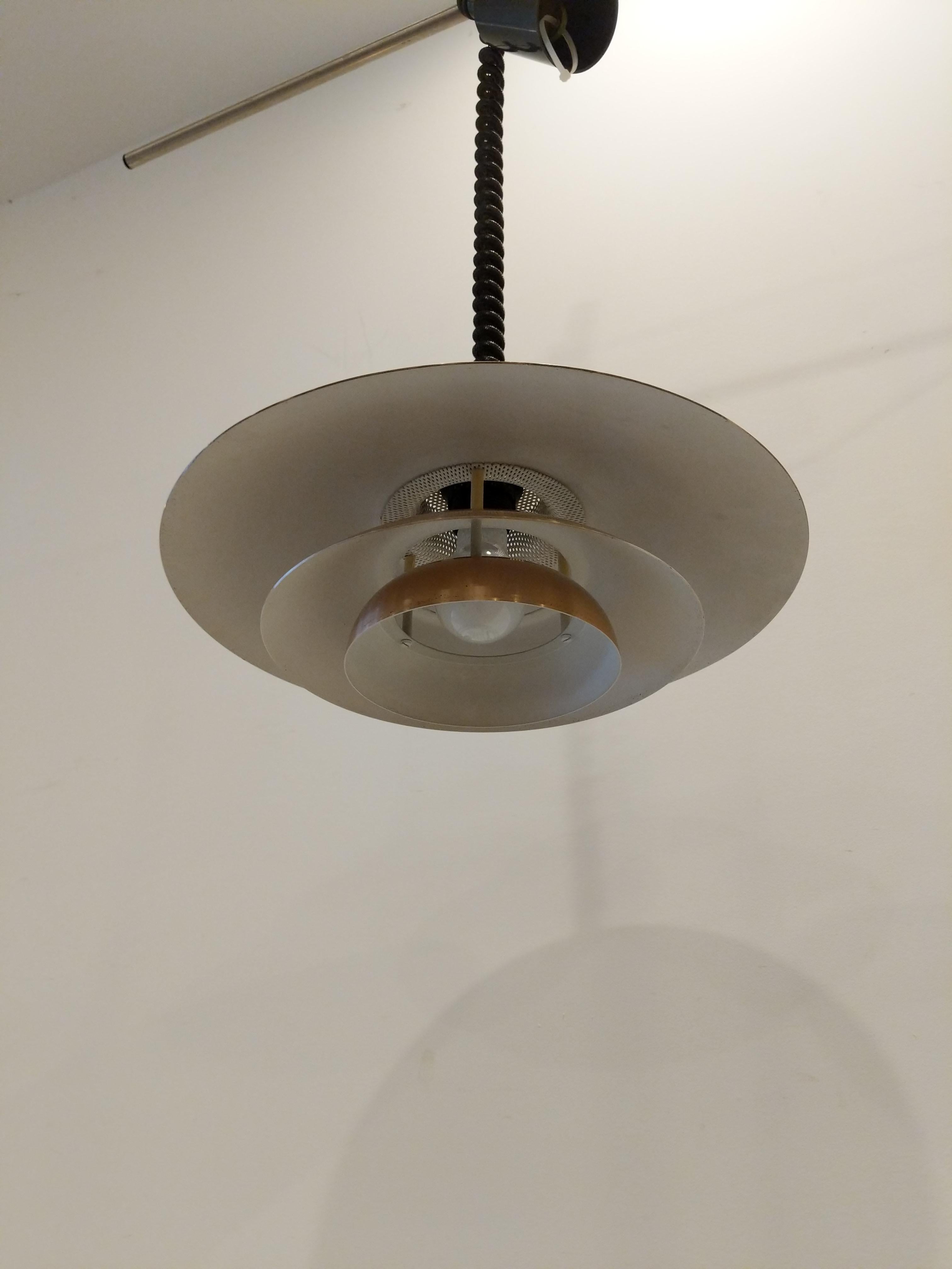Mid-Century Modern Vintage Danish Modern Lamp by Jeka For Sale