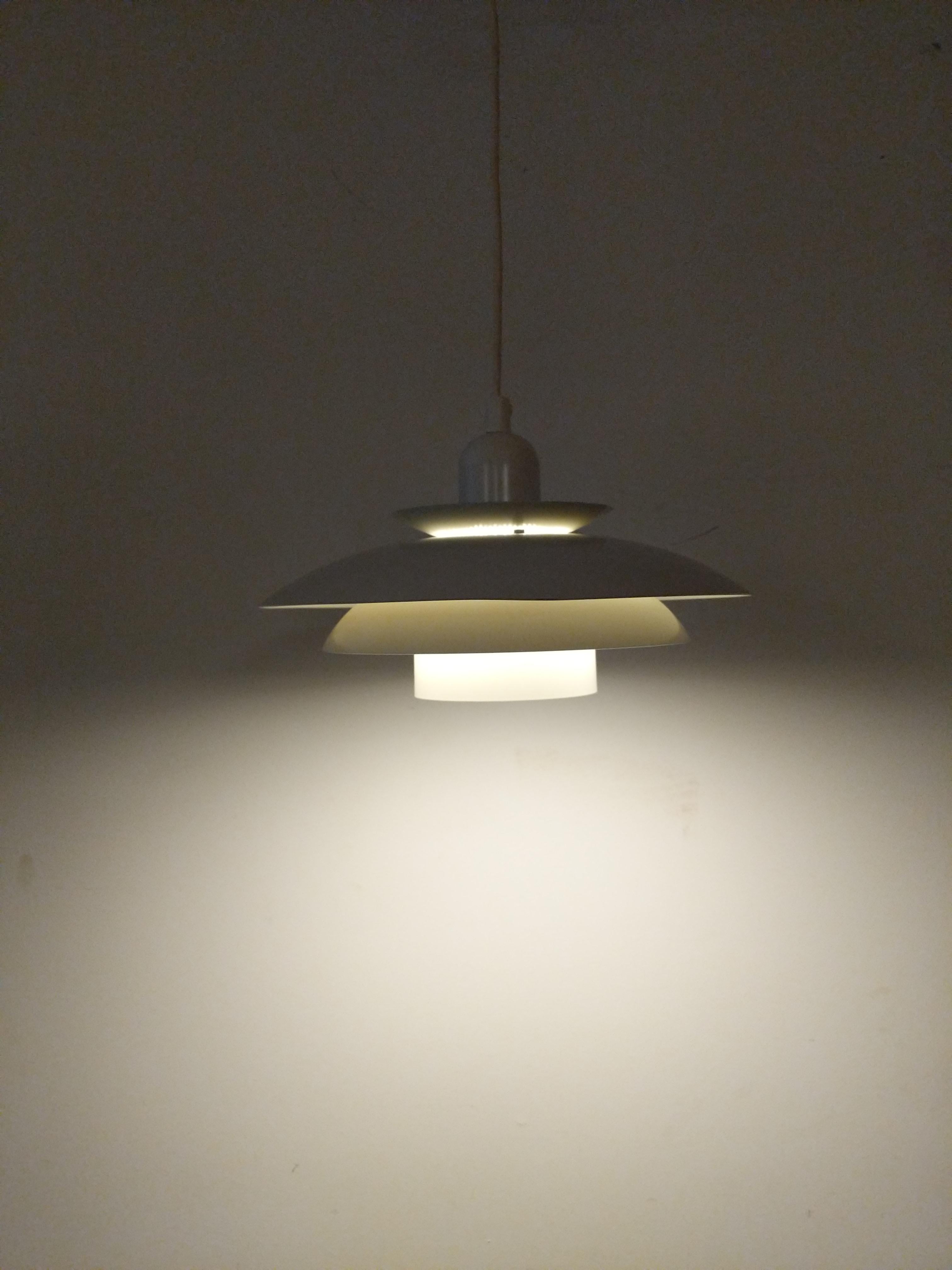 Vintage Danish Modern Lamp by Jeka In Good Condition In Gardiner, NY