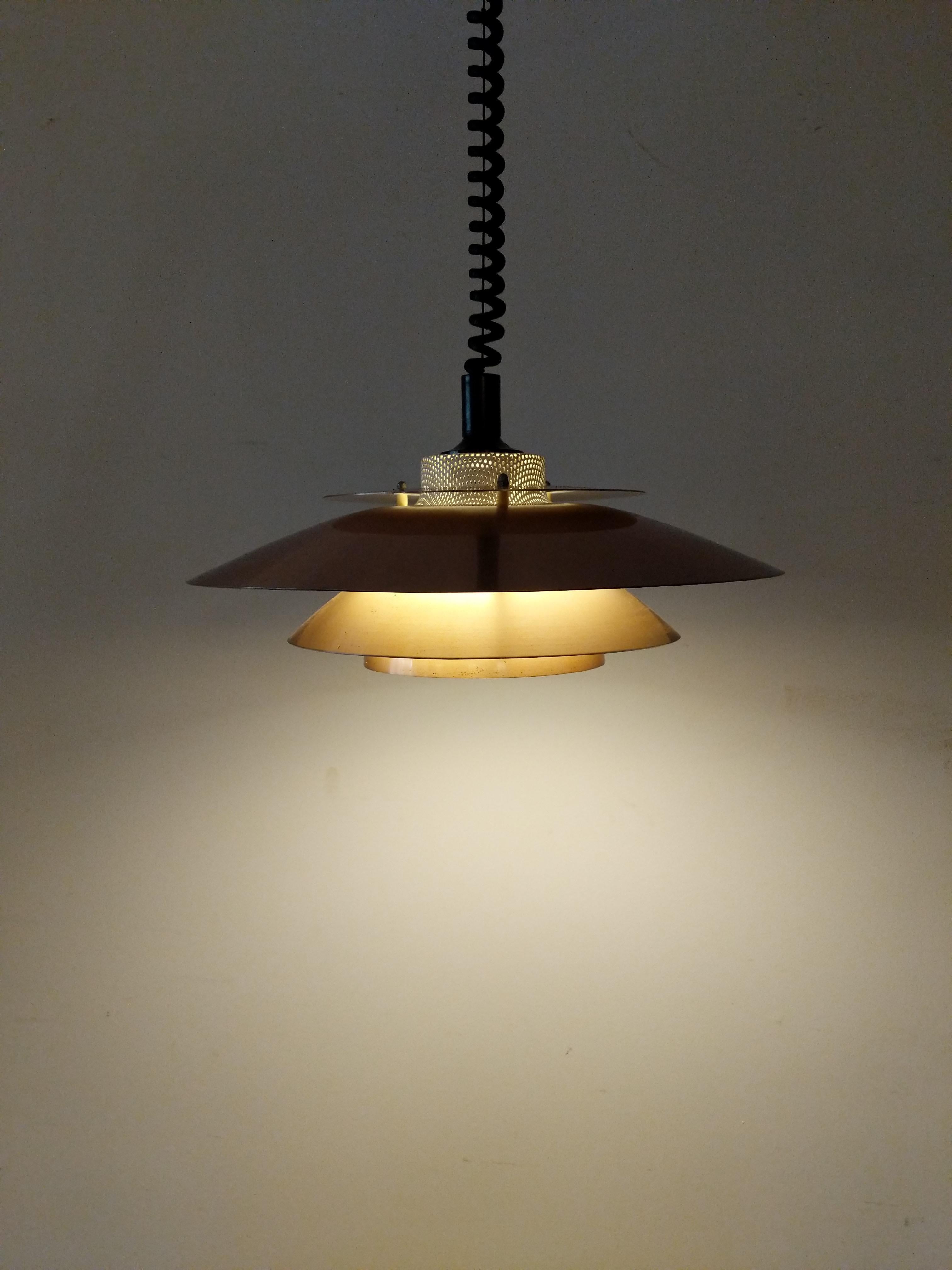 Vintage Danish Modern Lamp by Jeka In Good Condition In Gardiner, NY