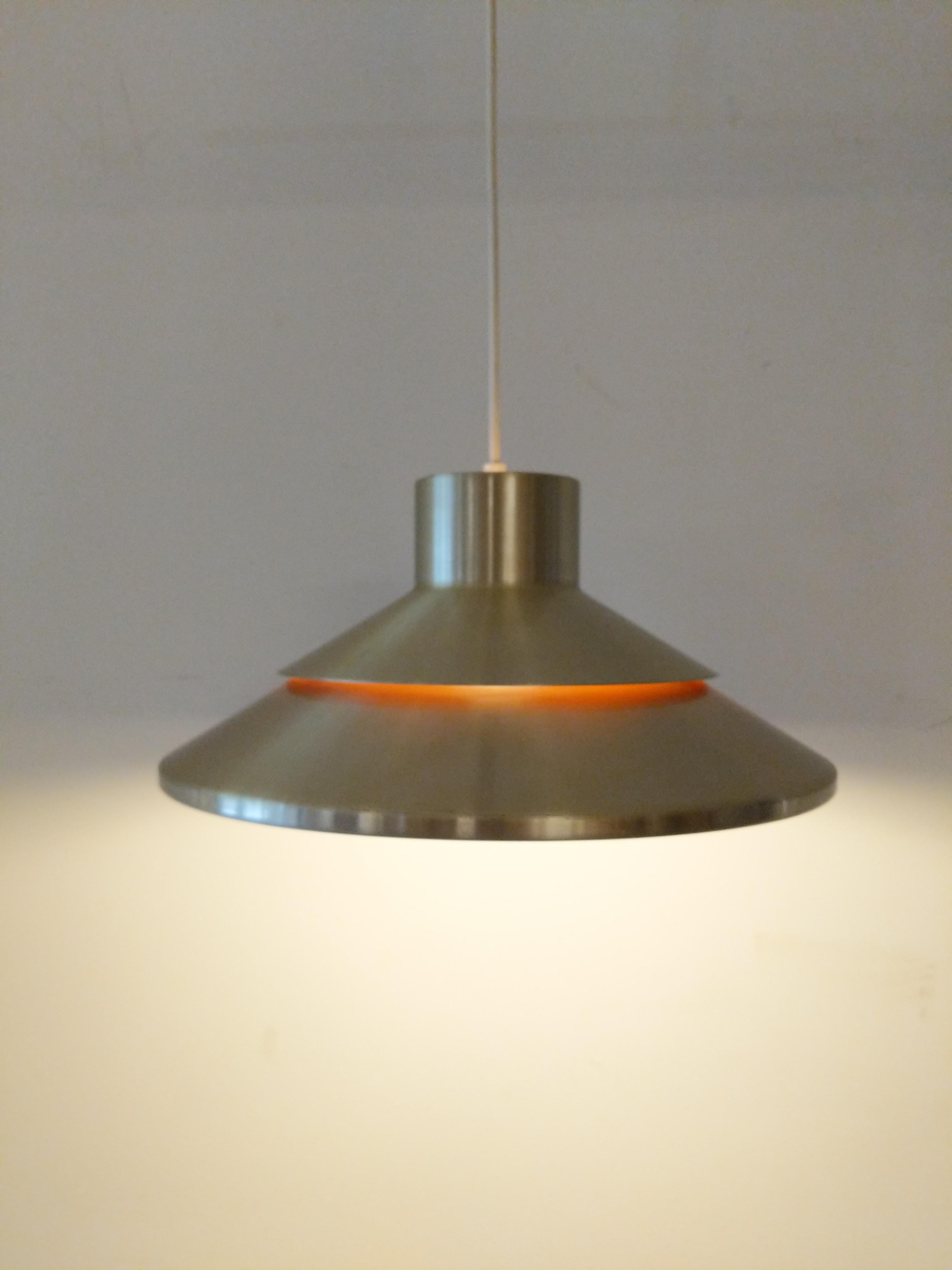 Vintage Danish Modern Lamp by Vitrika In Good Condition For Sale In Gardiner, NY