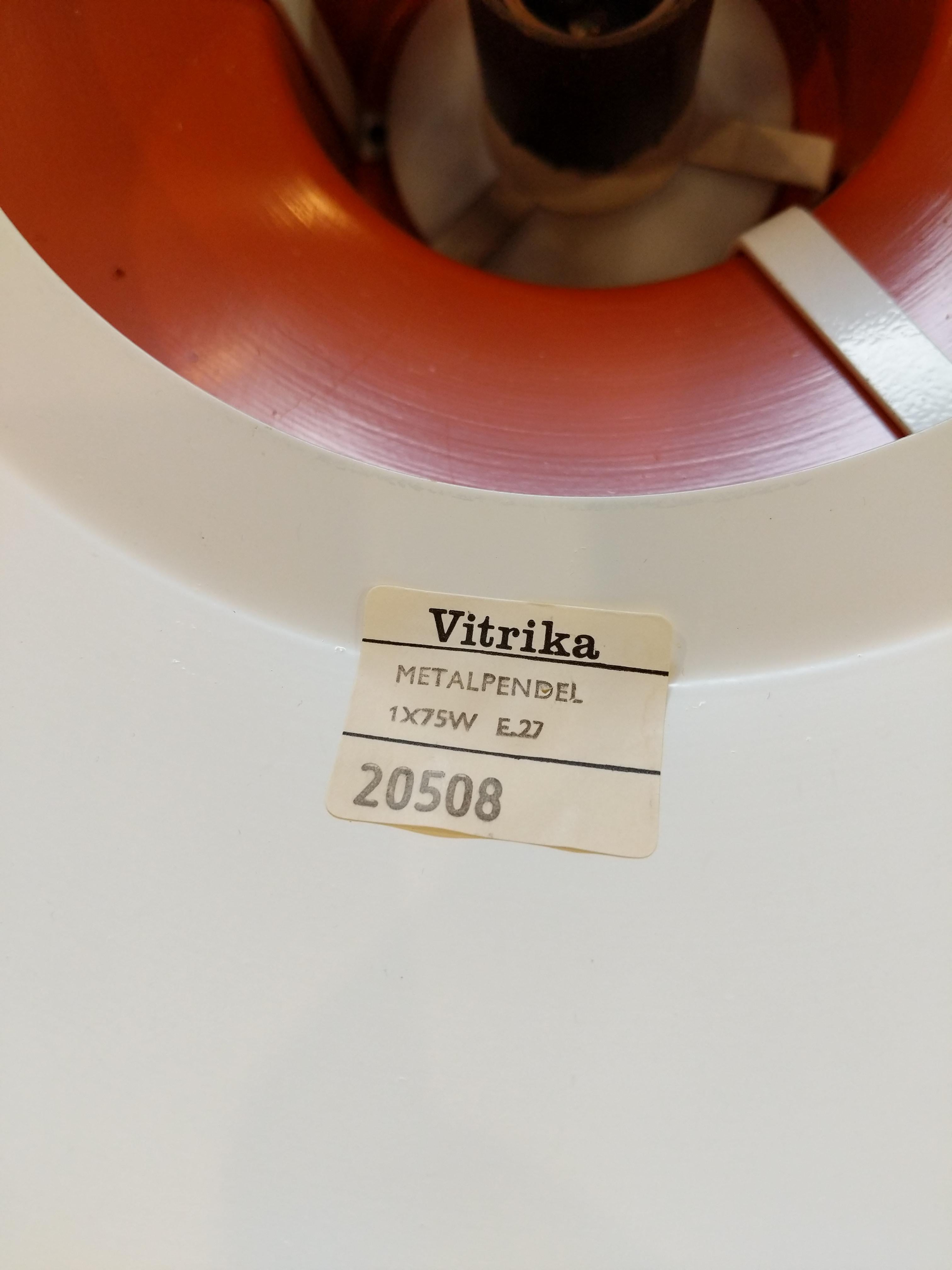 Vintage Danish Modern Lamp by Vitrika For Sale 1