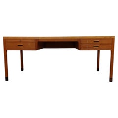 Vintage Danish Modern Large Teak Desk / Work Table
