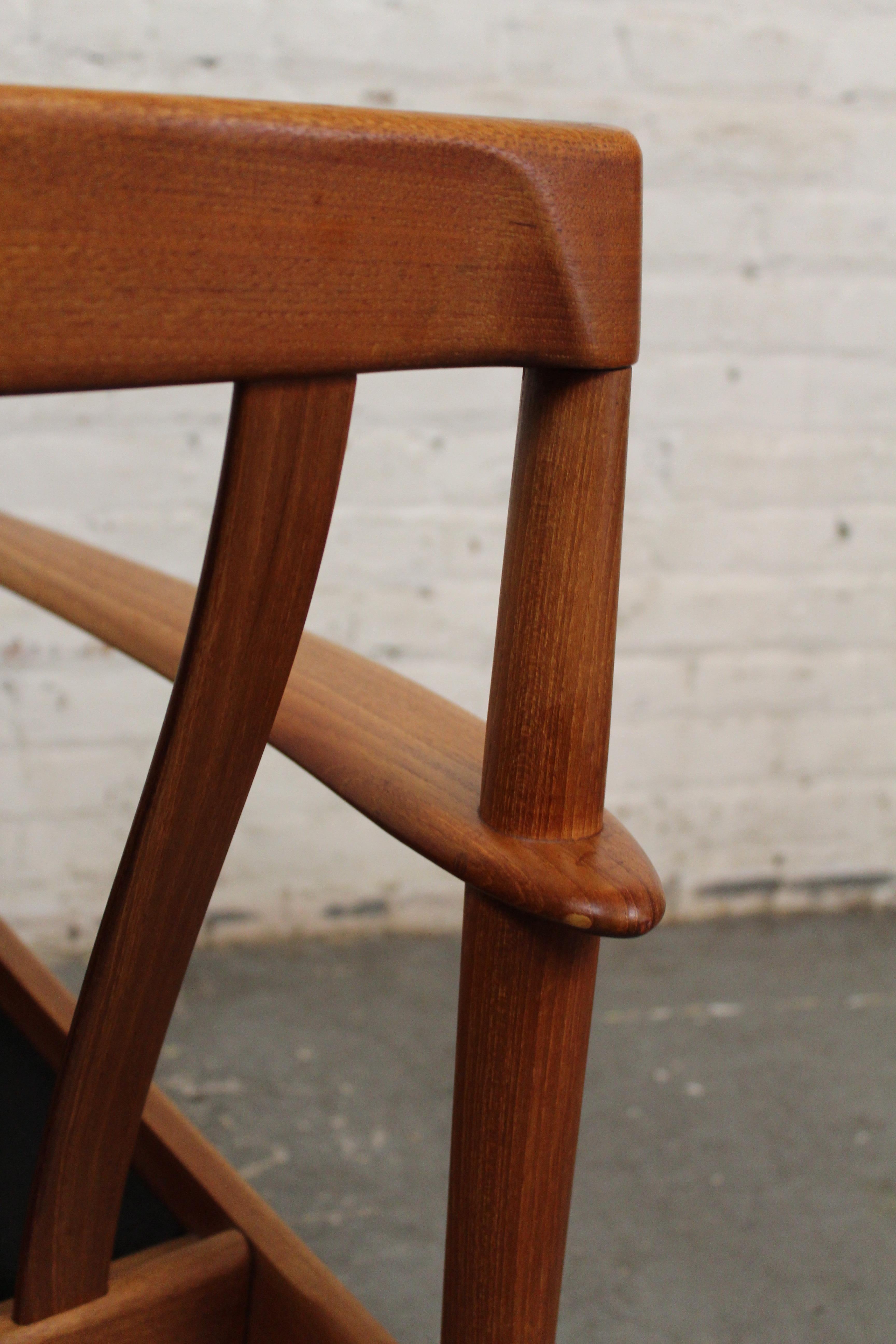 Vintage Danish Modern Lounge Chair by Grete Jalk for Poul Jensen 7