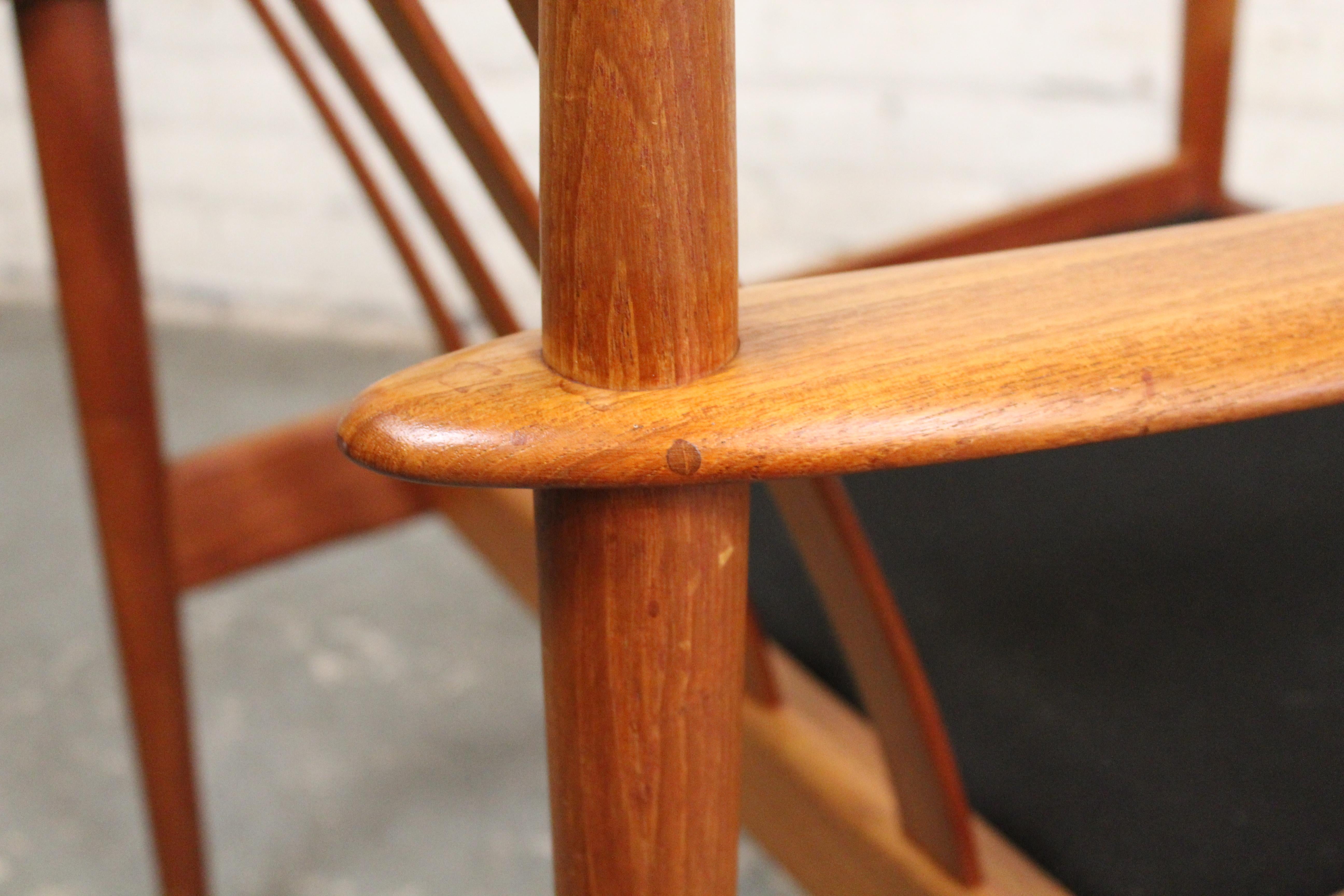 Vintage Danish Modern Lounge Chair by Grete Jalk for Poul Jensen 8