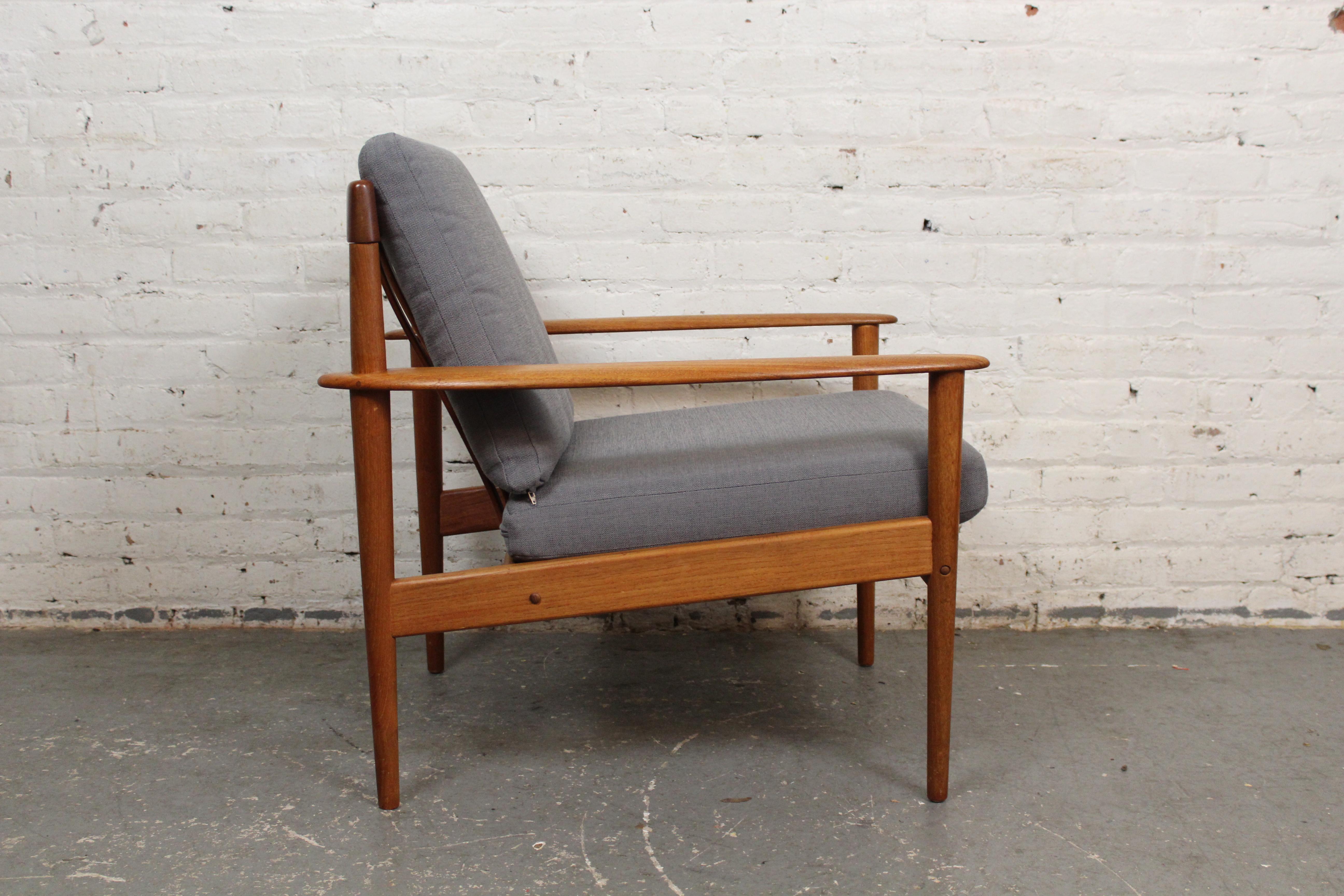 20th Century Vintage Danish Modern Lounge Chair by Grete Jalk for Poul Jensen