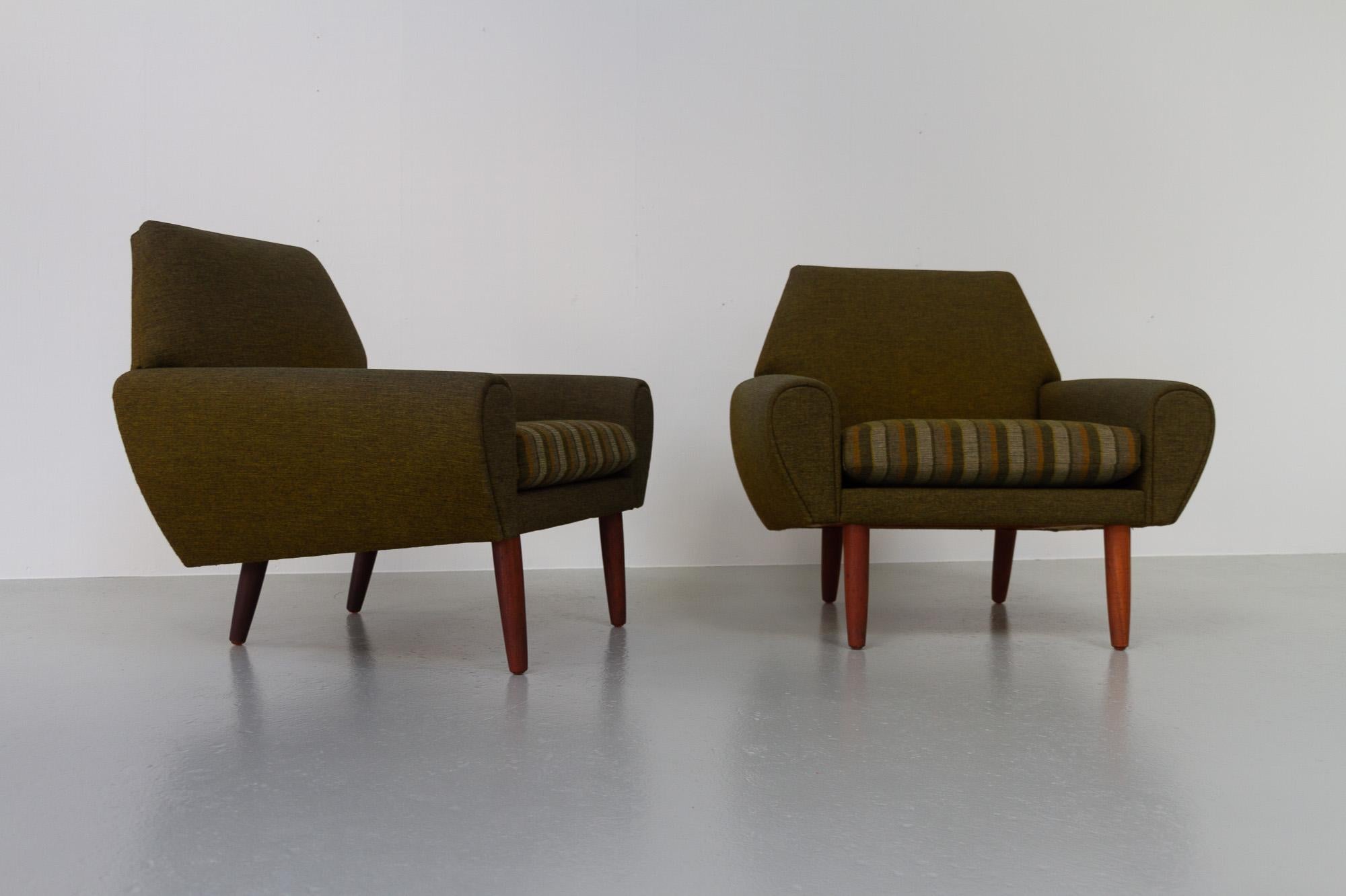Vintage Danish Modern Lounge Chairs by Kurt Østervig for Ryesberg Møbler, 1960 For Sale 4