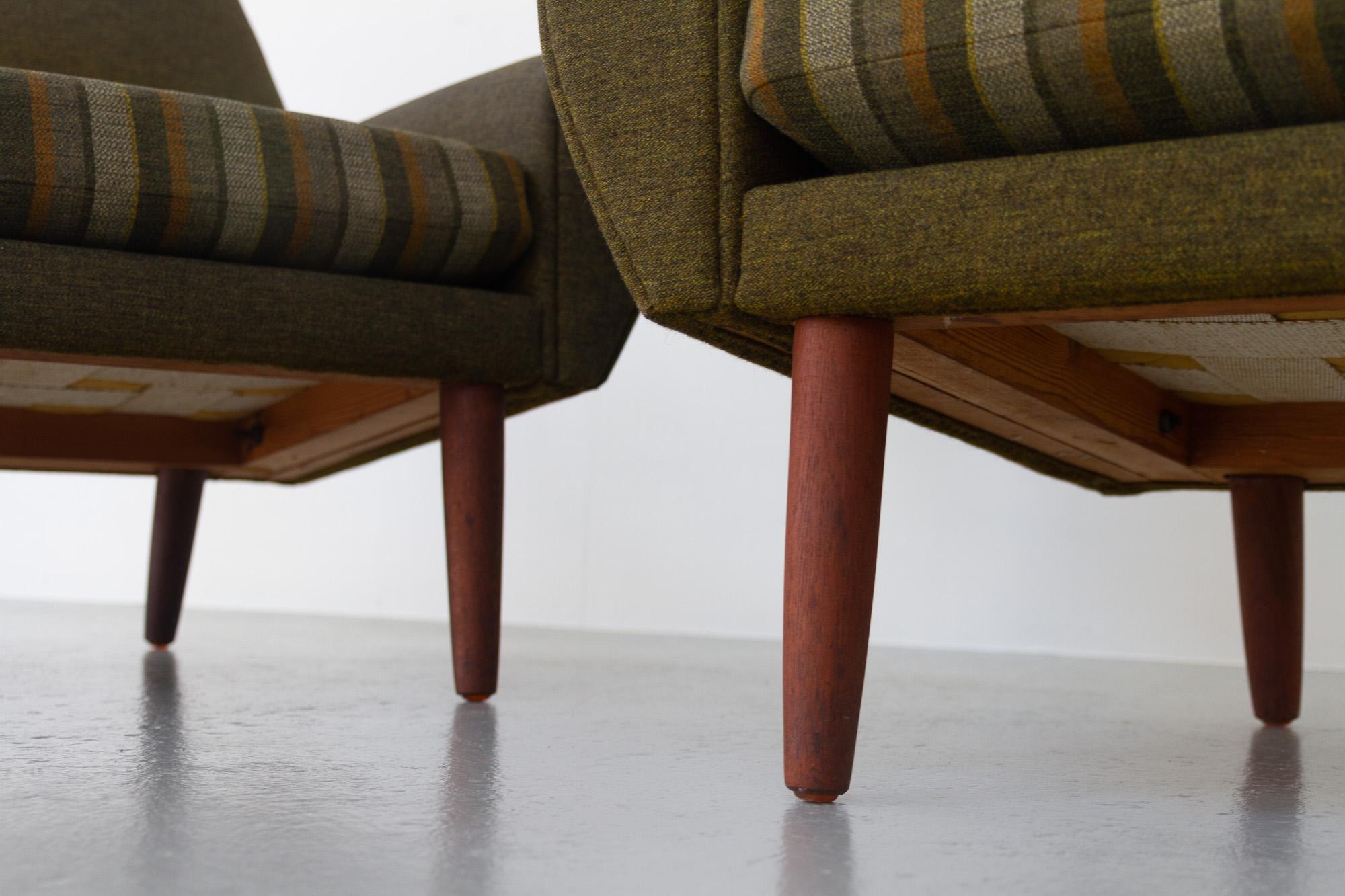 Vintage Danish Modern Lounge Chairs by Kurt Østervig for Ryesberg Møbler, 1960 For Sale 6