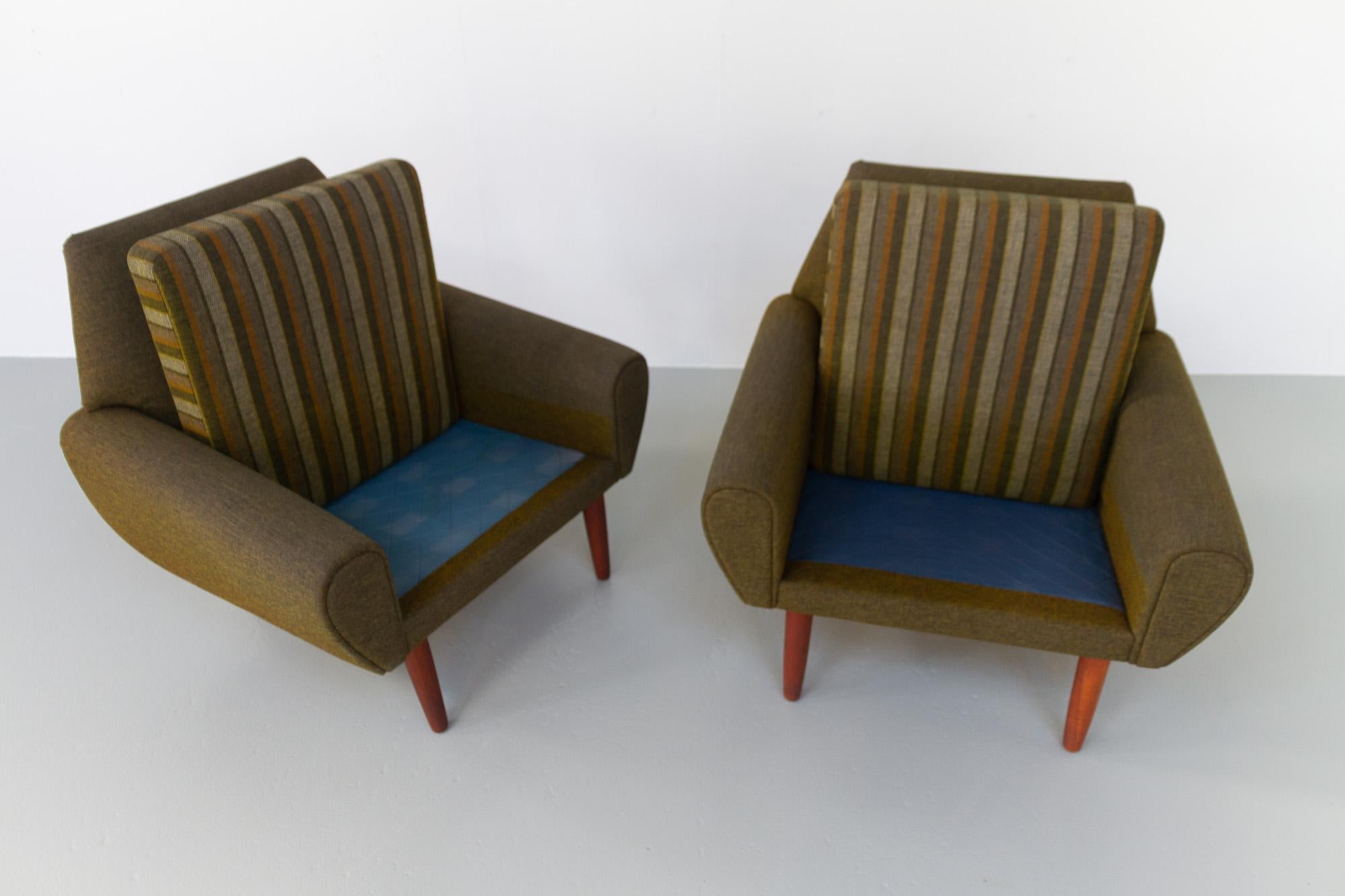 Vintage Danish Modern Lounge Chairs by Kurt Østervig for Ryesberg Møbler, 1960 For Sale 7