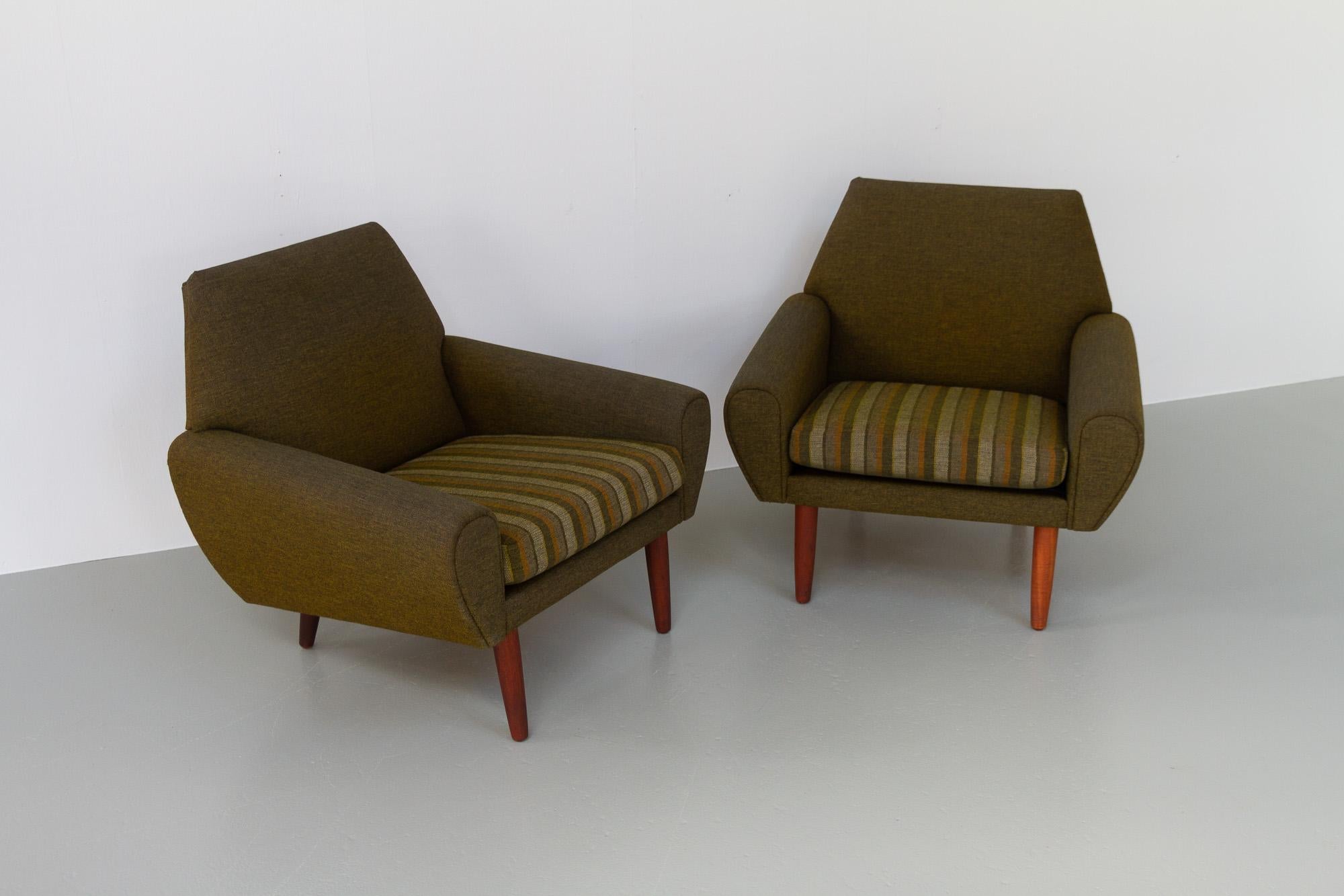 Vintage Danish Modern Lounge Chairs by Kurt Østervig for Ryesberg Møbler, 1960 For Sale 8
