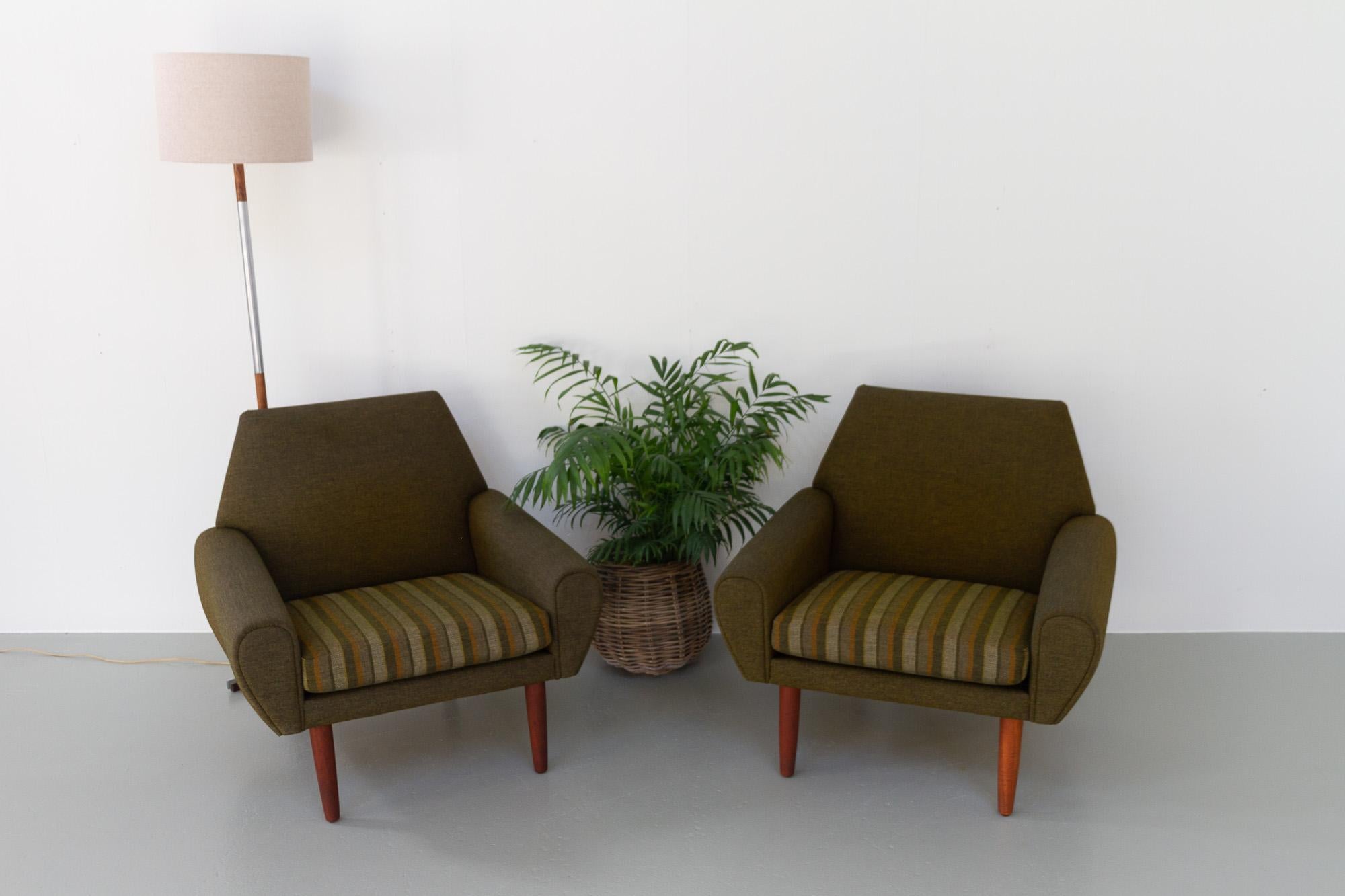 Vintage Danish Modern Lounge Chairs by Kurt Østervig for Ryesberg Møbler, 1960 For Sale 9