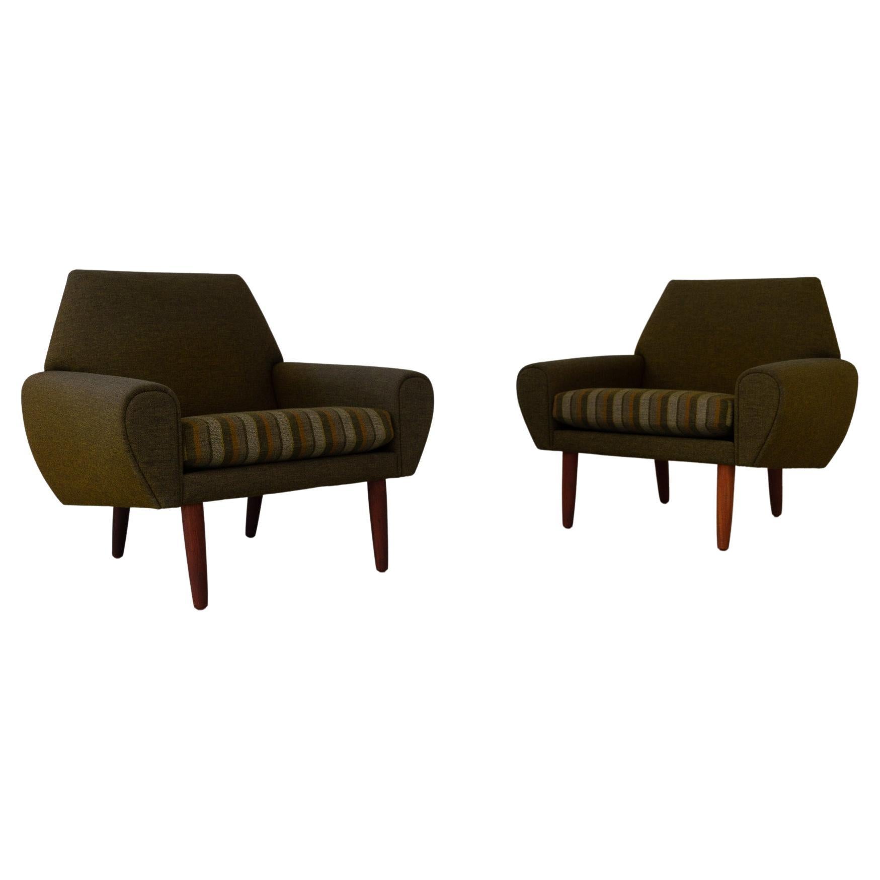 Vintage Danish Modern Lounge Chairs by Kurt Østervig for Ryesberg Møbler, 1960