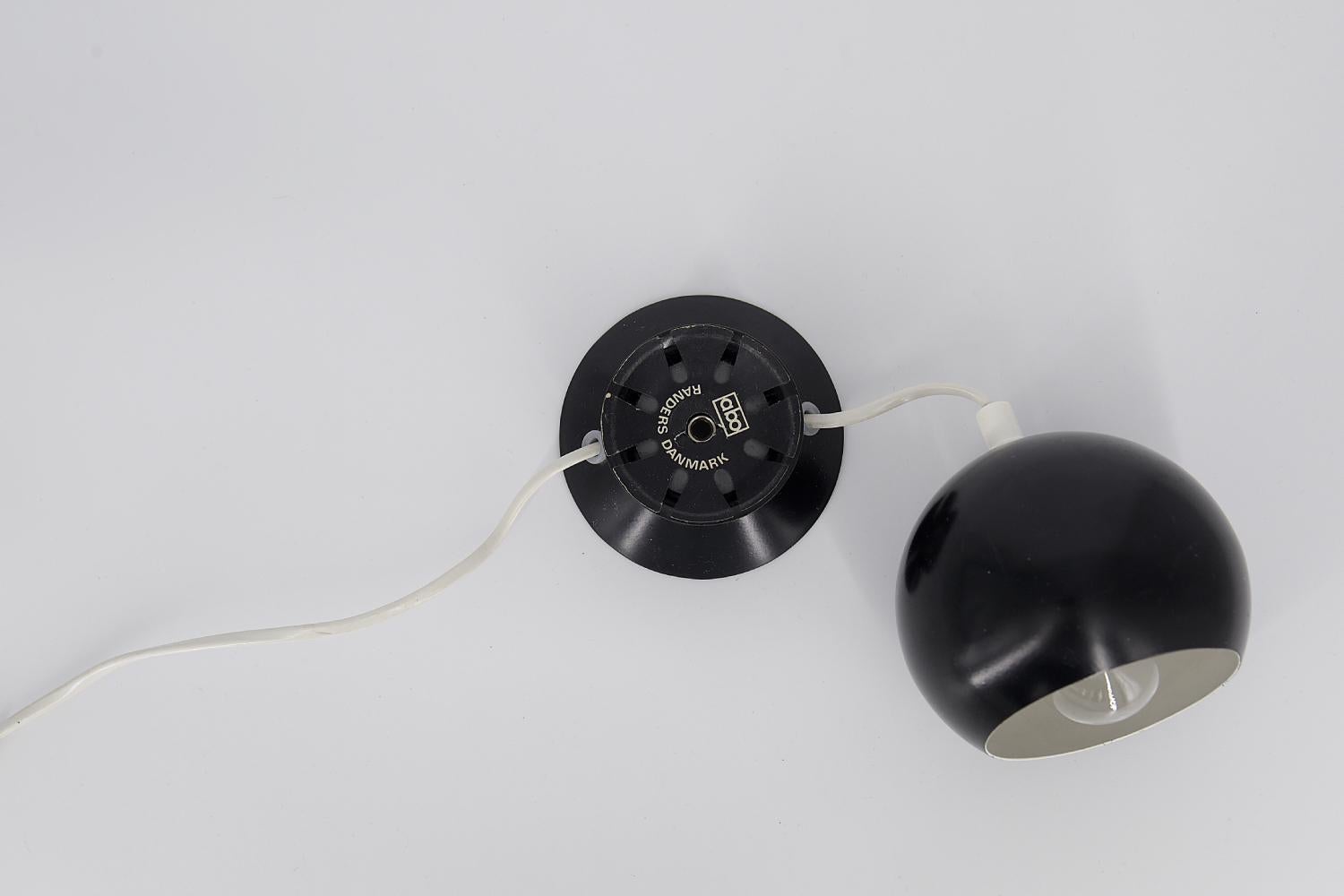 Métal Lampe de bureau vintage magnétique danoise moderne mi-siècle moderne H.63, années 1960 en vente