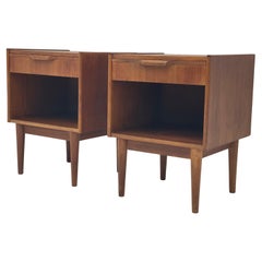 Set von 2 modernen dänischen Vintage-Beistelltischen, Mid-Century Modern, Vintage