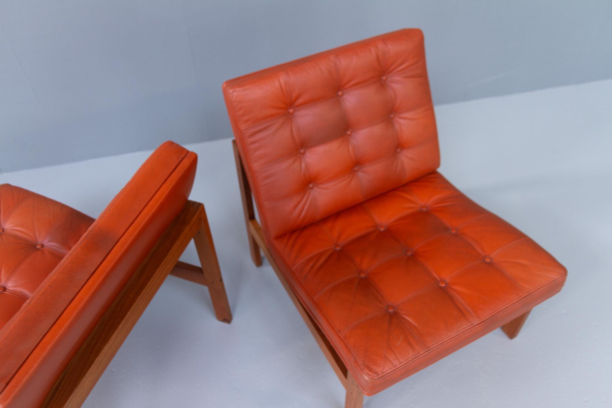 Vintage Danish Modern Moduline Lounge Chairs by Gjerløv-Knudsen & Lind, 1970s. 5