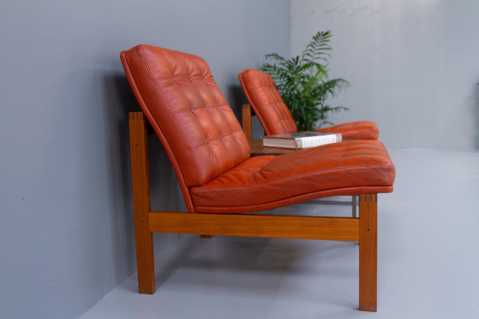 Vintage Danish Modern Moduline Lounge Chairs by Gjerløv-Knudsen & Lind, 1970s. 14