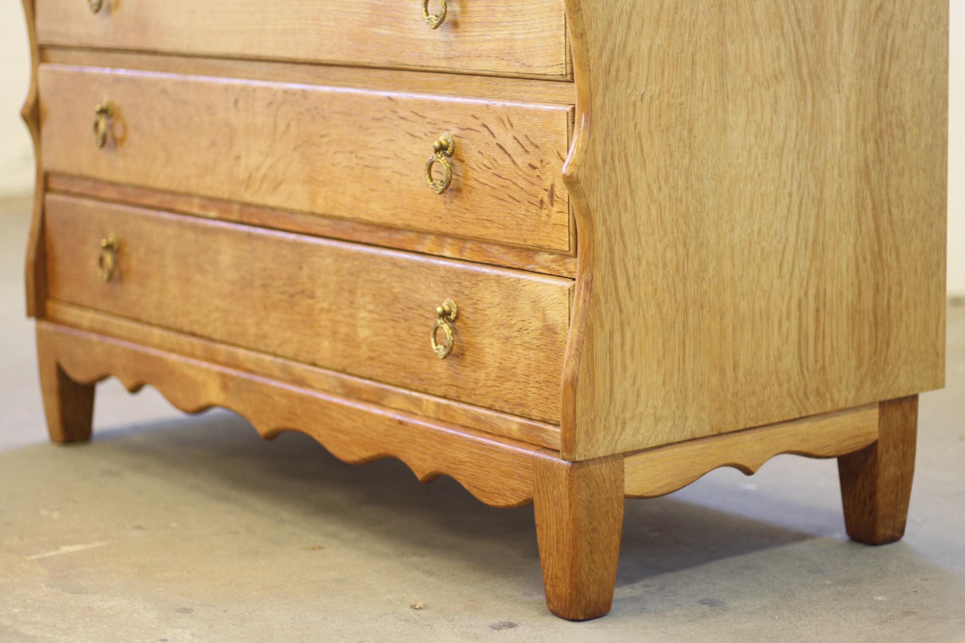 Quercia Mobile danese moderno in Oak attribuito a Kjærnulf, anni '60 in vendita