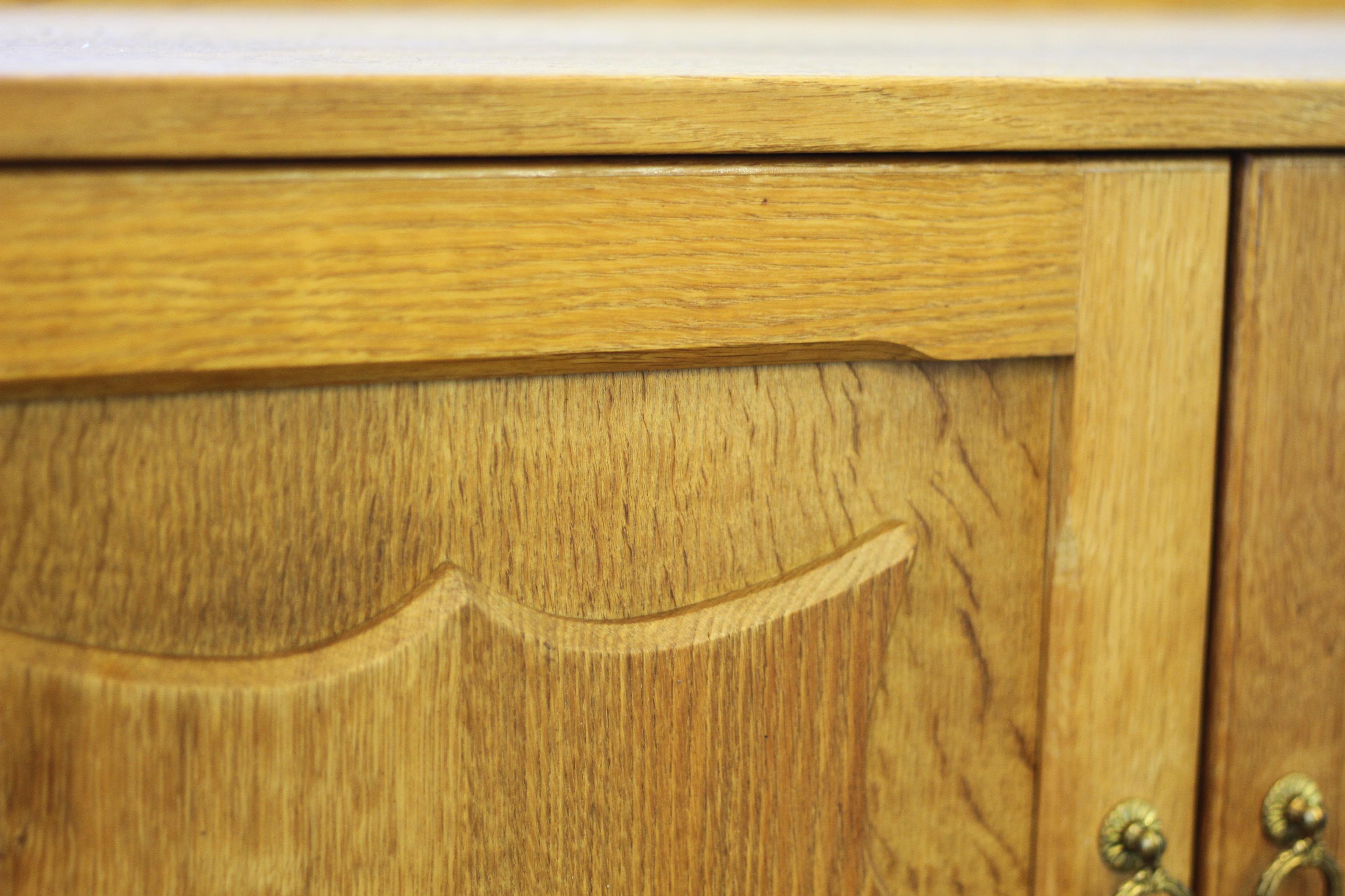 Vintage Danish Modern Oak Cabinets attributed Kjærnulf, 1960s. Set of 2 For Sale 7