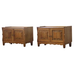 Vintage Danish Modern Oak Schränke zugeschrieben Kjærnulf, 1960er Jahre. 2er-Set